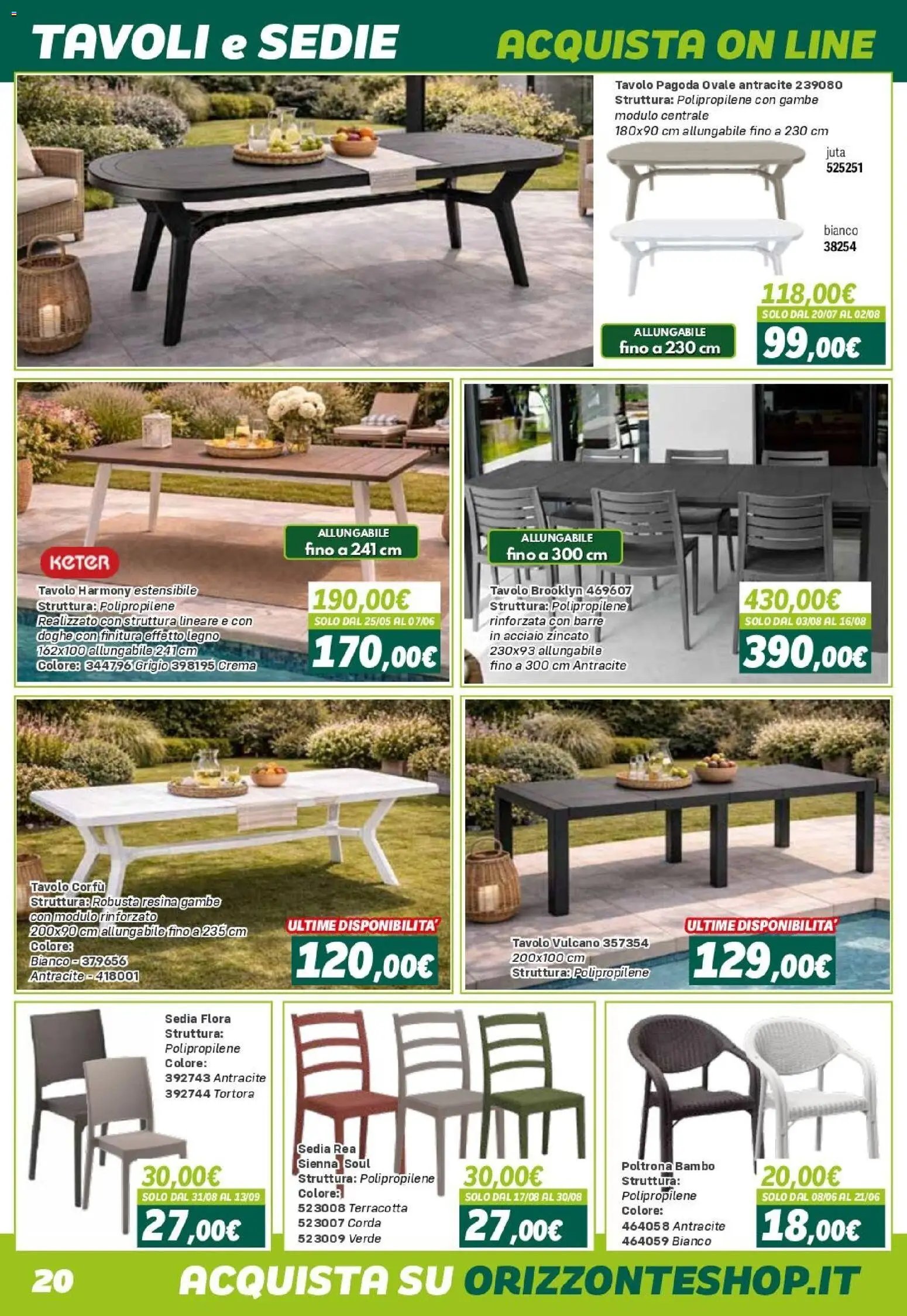 Orizzonte volantino Arredo Giardino (2026-04-24 - 2026-09-27)