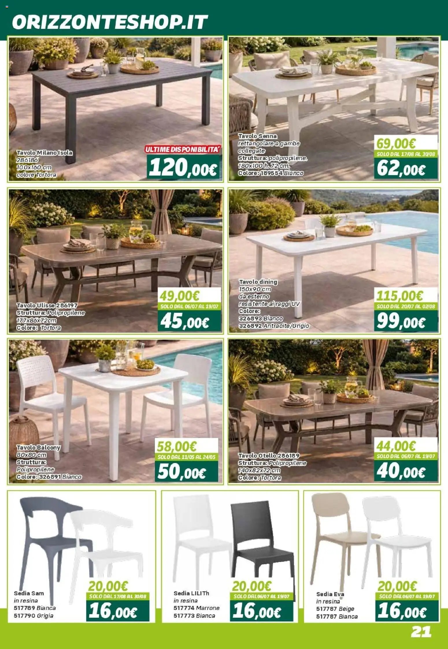 Orizzonte volantino Arredo Giardino (2026-04-24 - 2026-09-27)