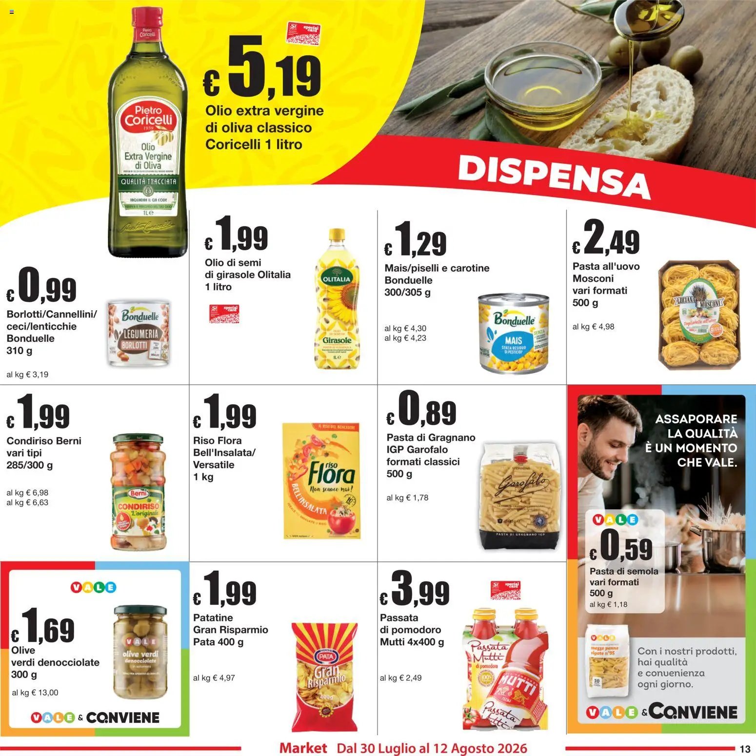 Sì con Te volantino Market