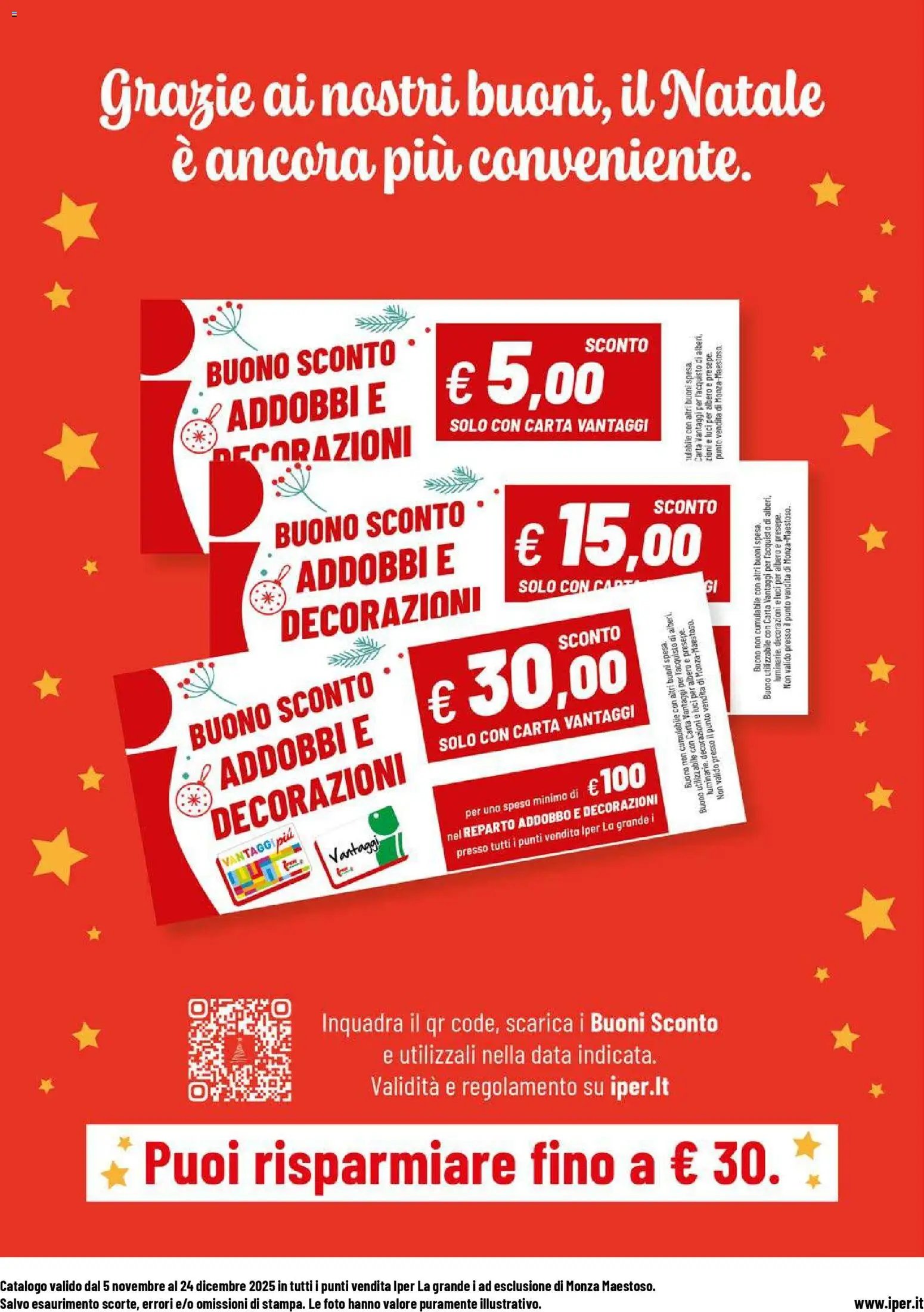 Iper Decori di Natale catalogo (2025-11-05 - 2025-12-24)