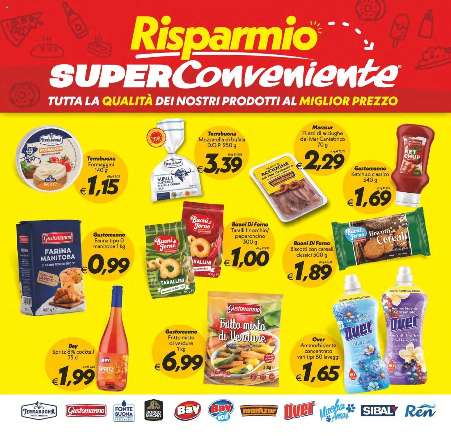SuperConveniente volantino Caltanissetta, San Cataldo, Avola, Lascari, Milazzo, Barcellona