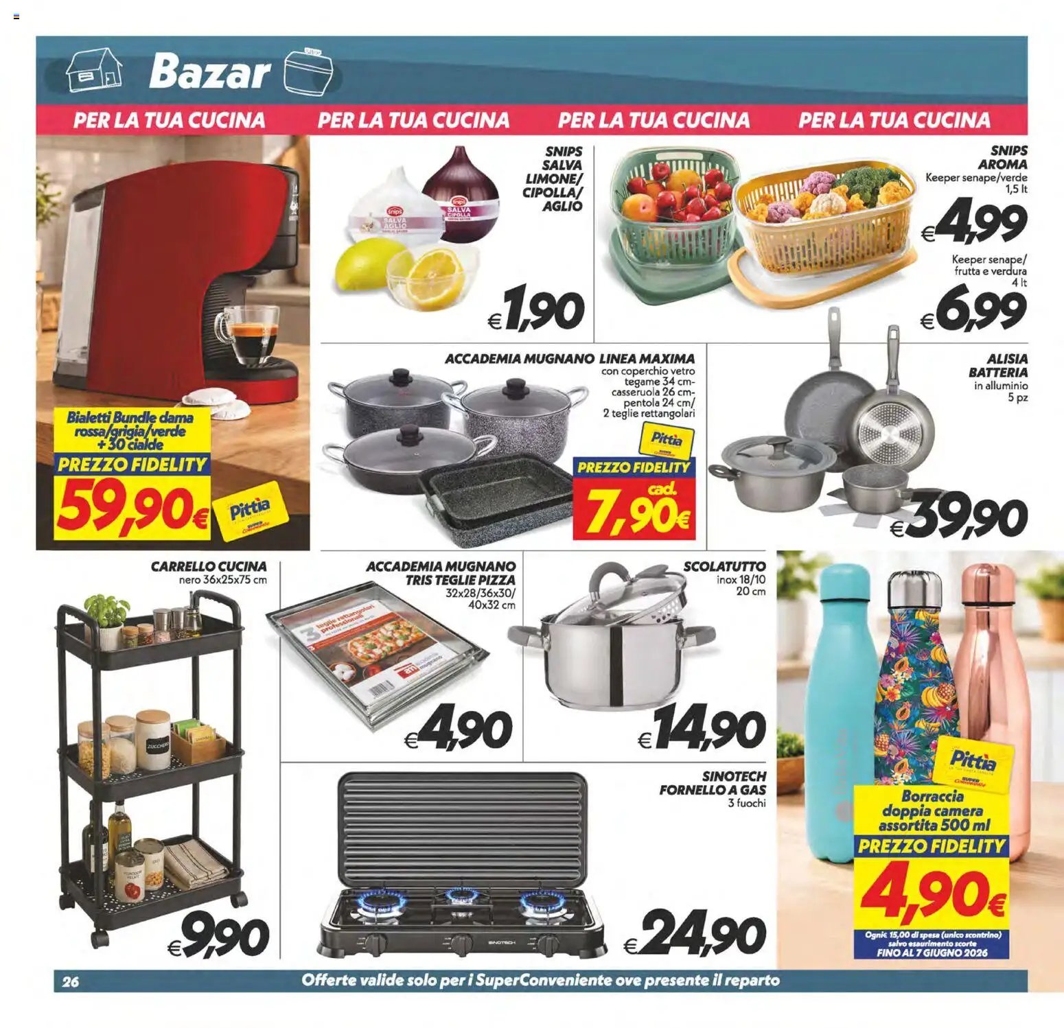 SuperConveniente volantino Caltanissetta, San Cataldo, Avola, Lascari, Milazzo, Barcellona