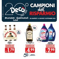 Decò volantino Maxistore, Supermercati, Local Sicilia