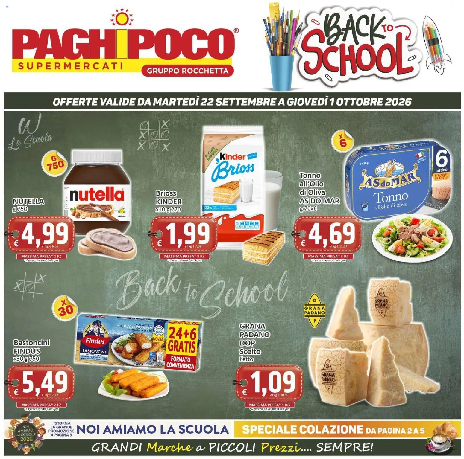 Paghi Poco volantino