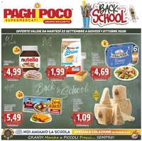 Paghi Poco volantino