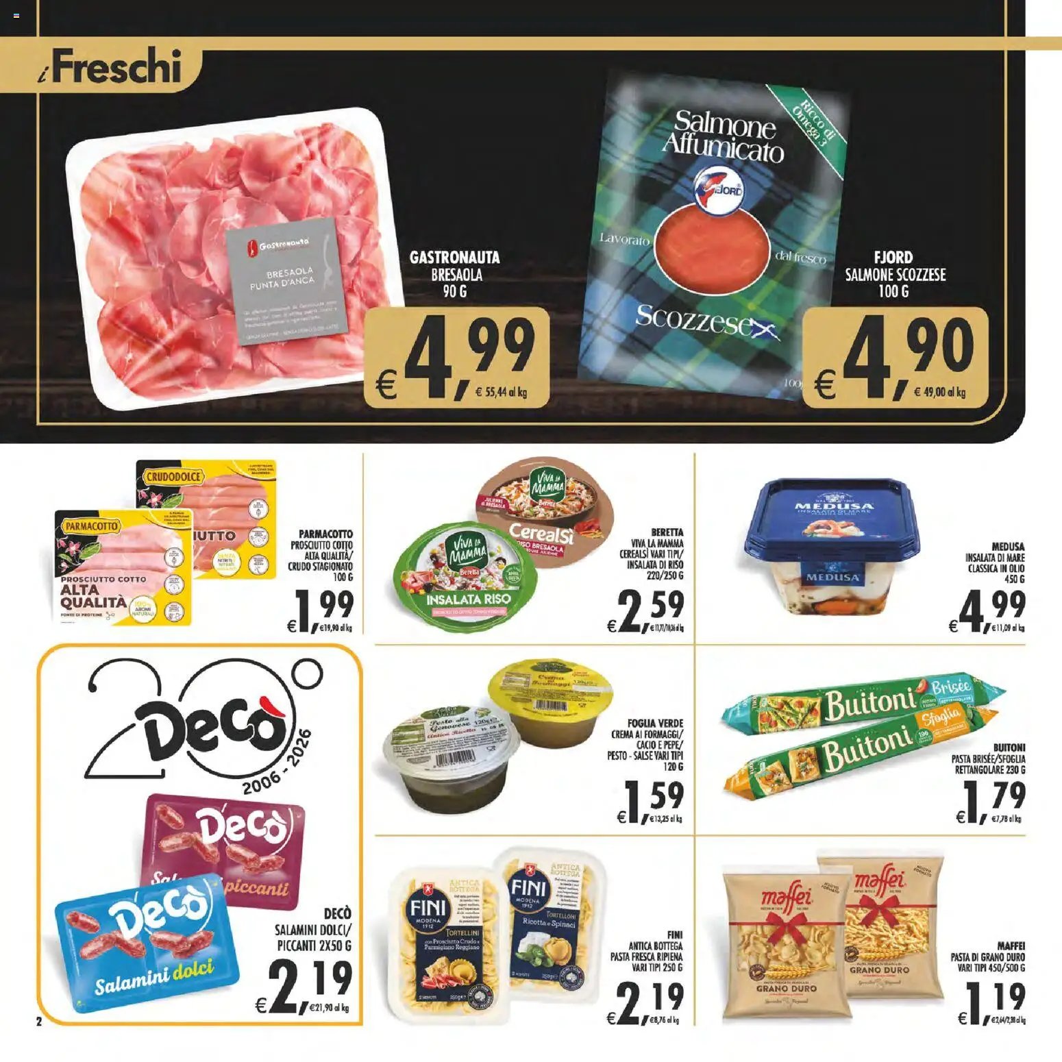 Decò volantino Gourmet Sicilia