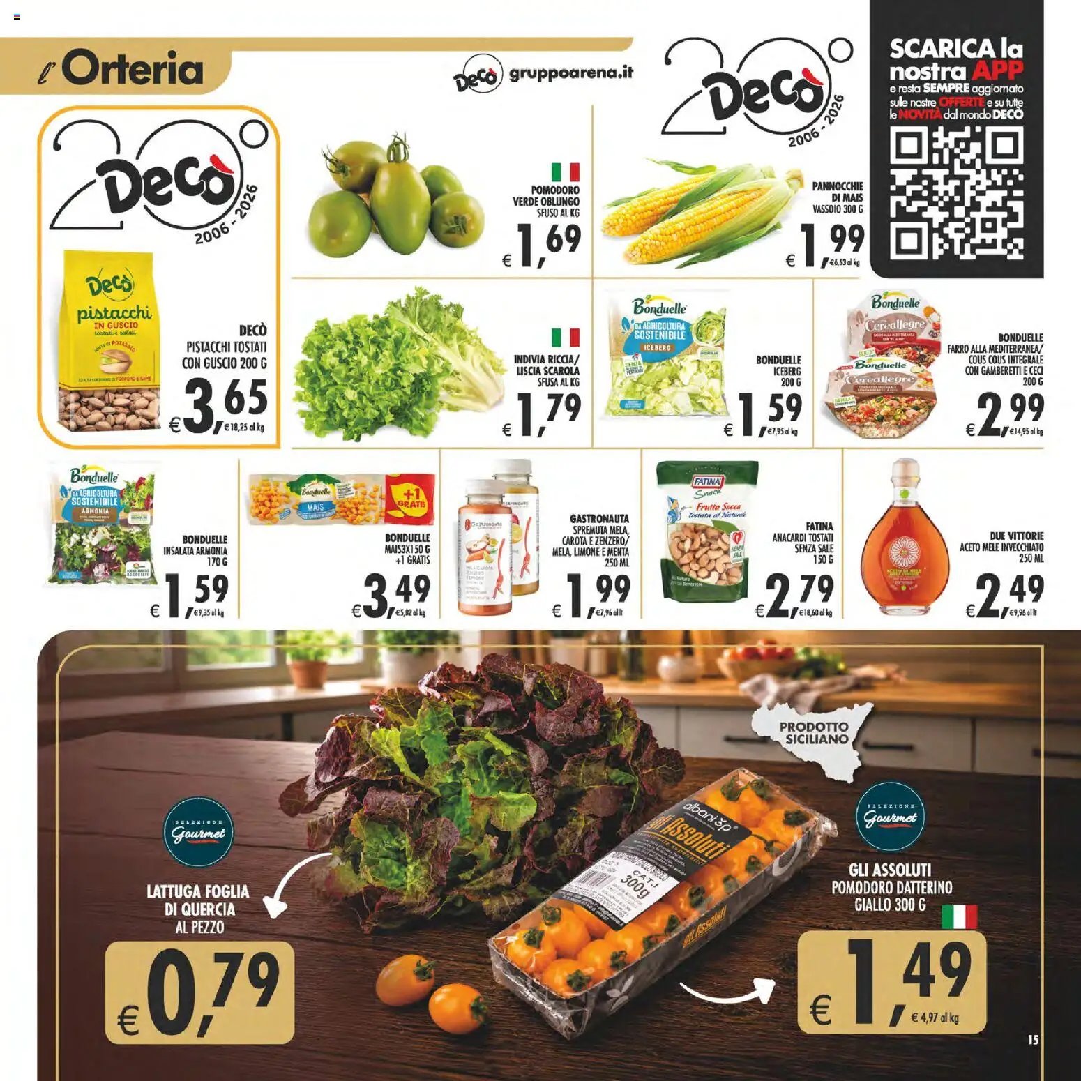 Decò volantino Gourmet Sicilia