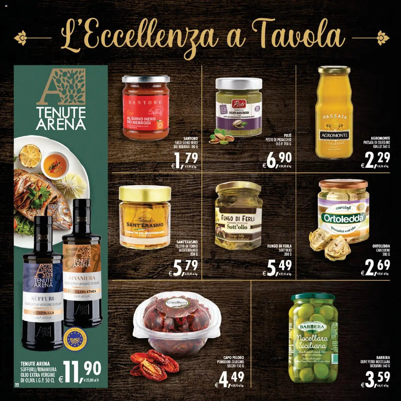 Decò volantino Gourmet Sicilia