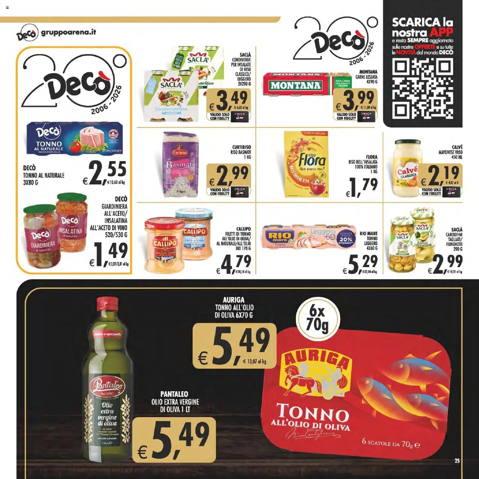 Decò volantino Gourmet Sicilia