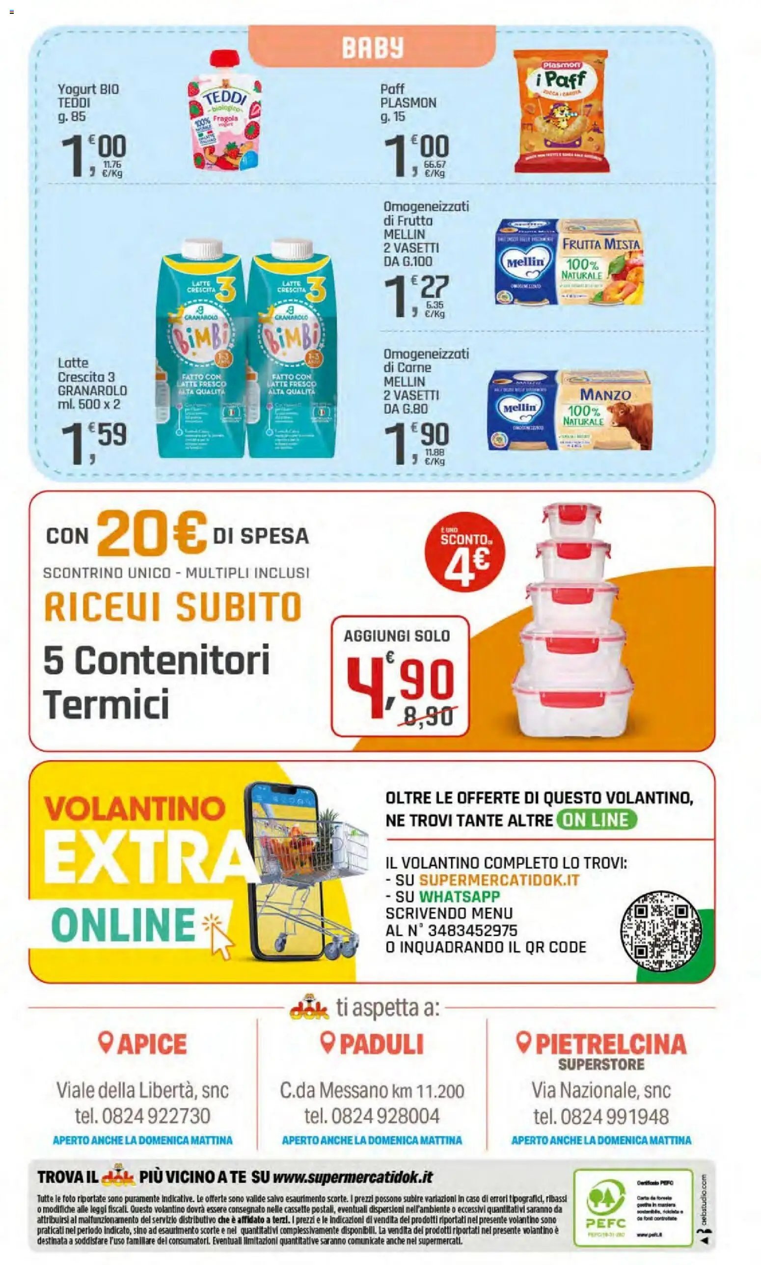 DOK volantino Apice, Pietrelcina, Paduli