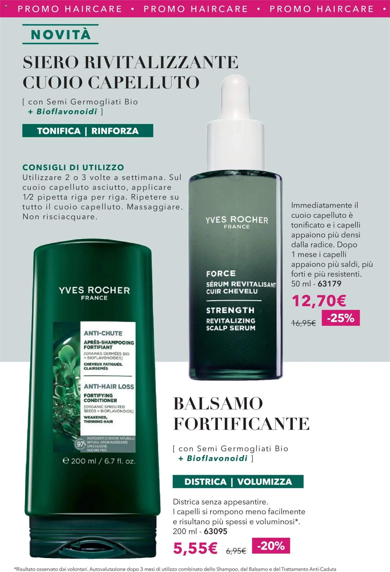 Yves Rocher catalogo Tecnologia Anti-Caduta