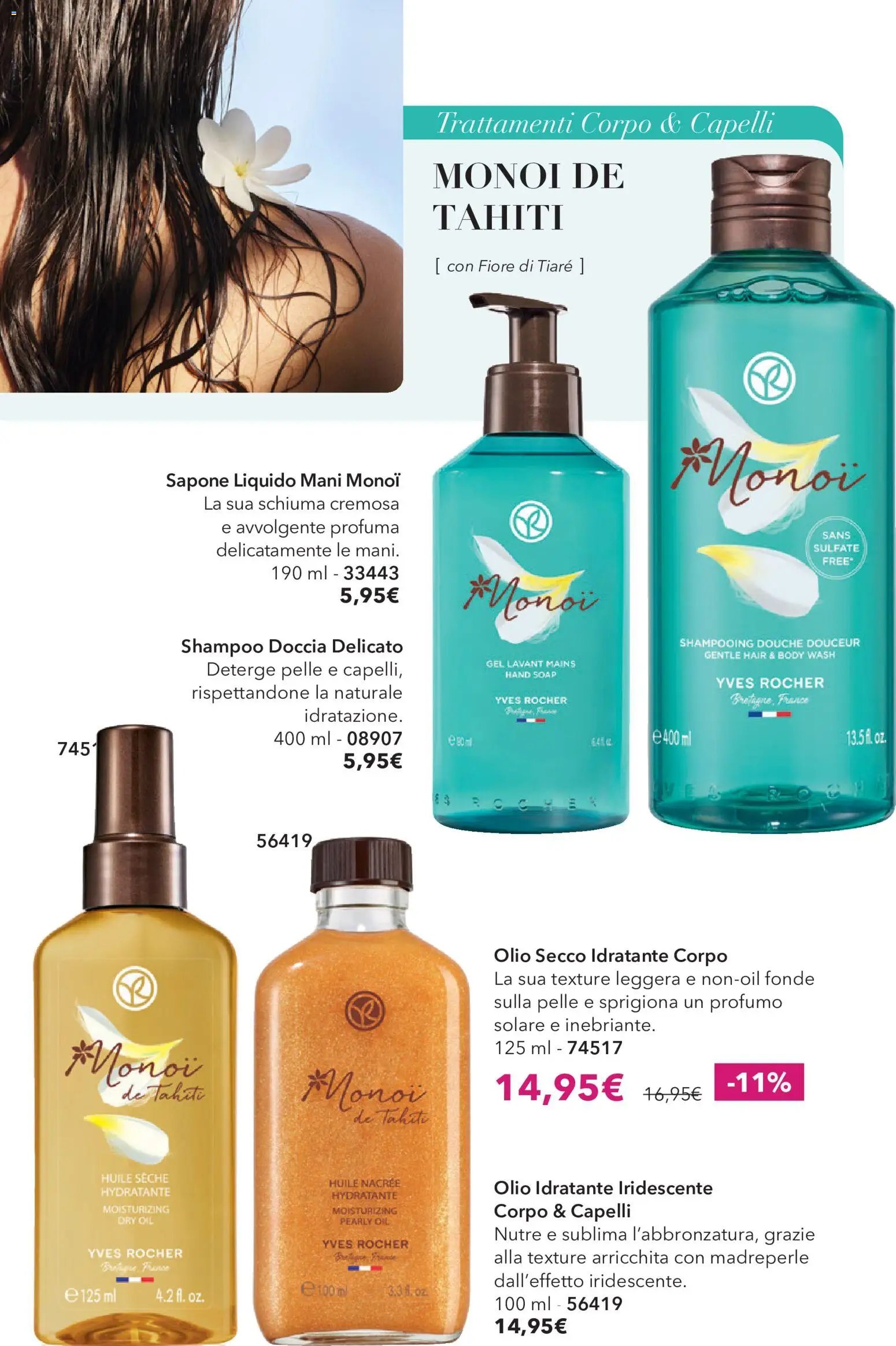 Yves Rocher catalogo Tecnologia Anti-Caduta