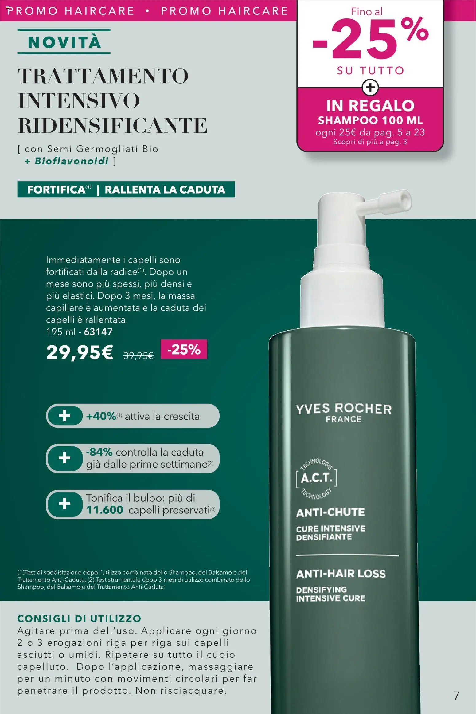 Yves Rocher catalogo Tecnologia Anti-Caduta