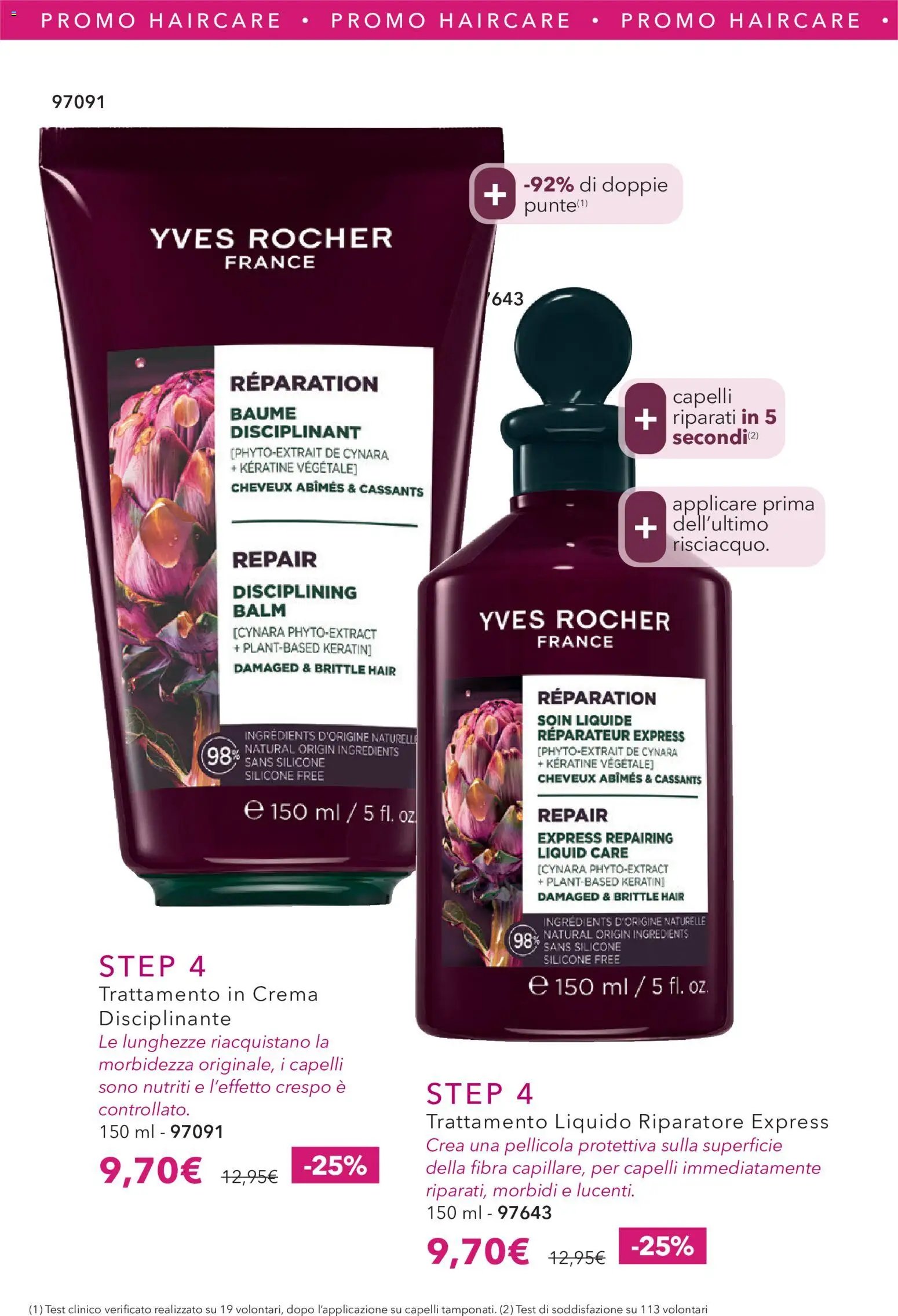 Yves Rocher catalogo Tecnologia Anti-Caduta