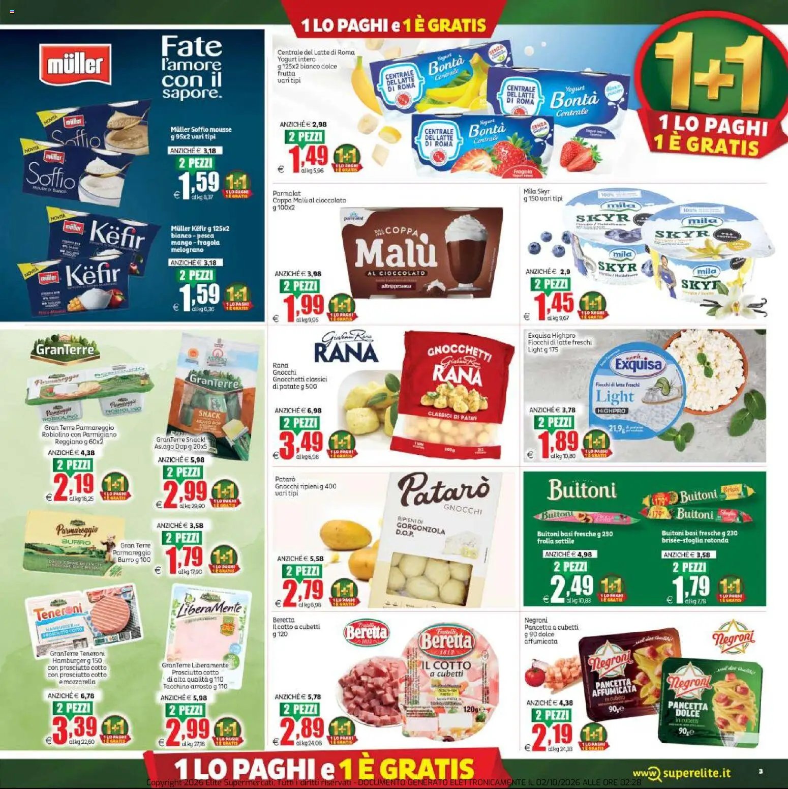 Elite Supermercati volantino Neruda