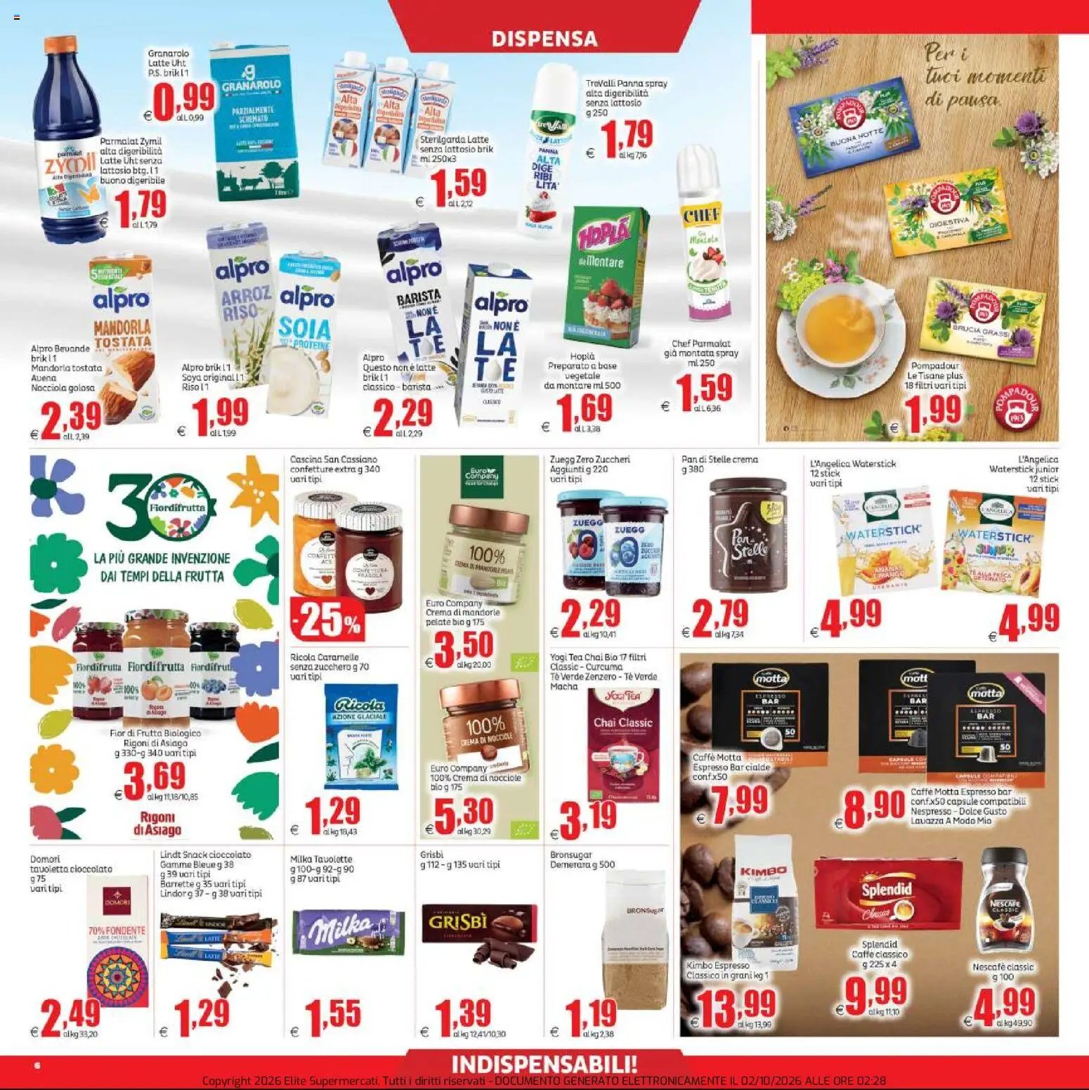 Elite Supermercati volantino Neruda