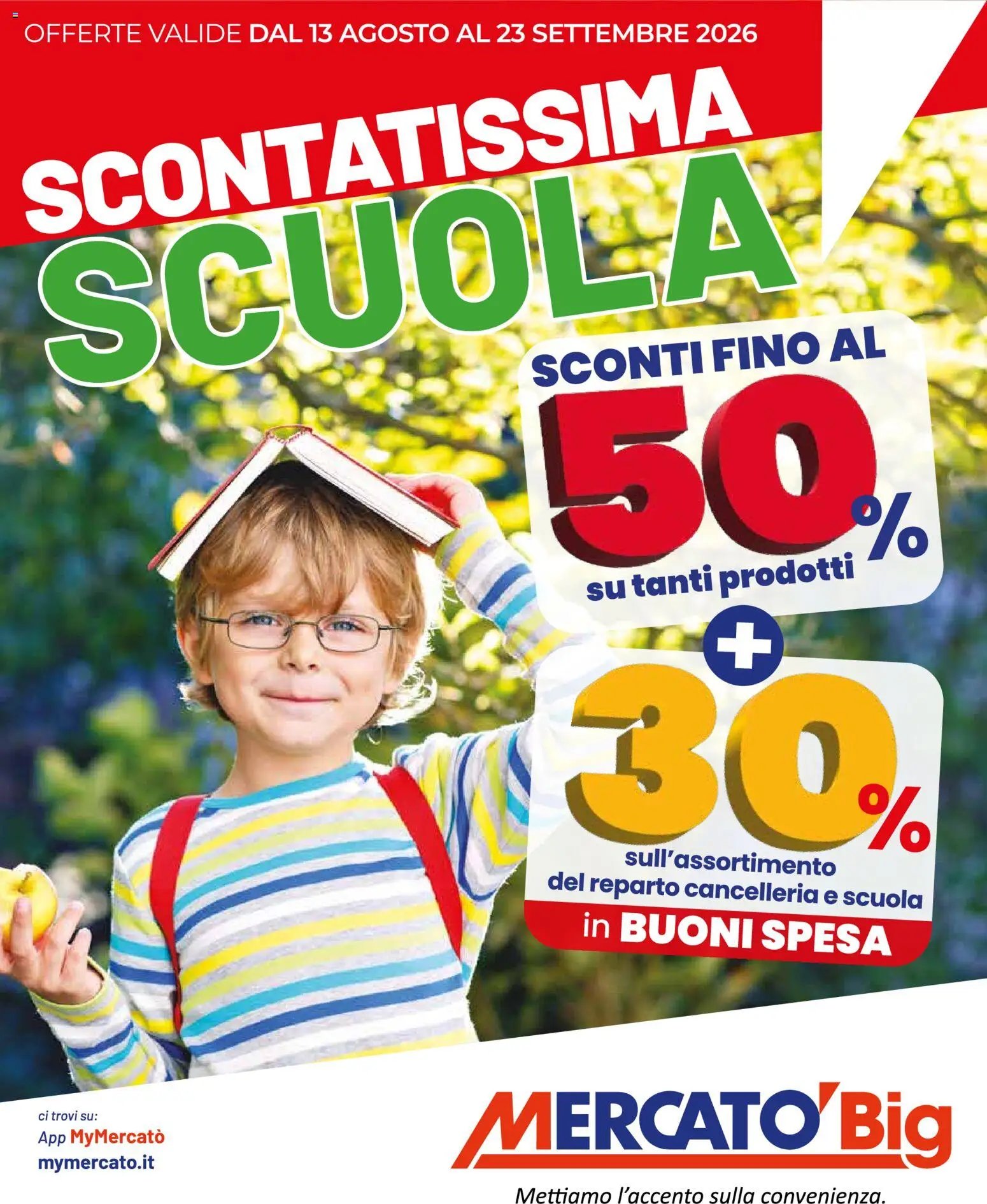 Mercatò volantino Big Scuola
