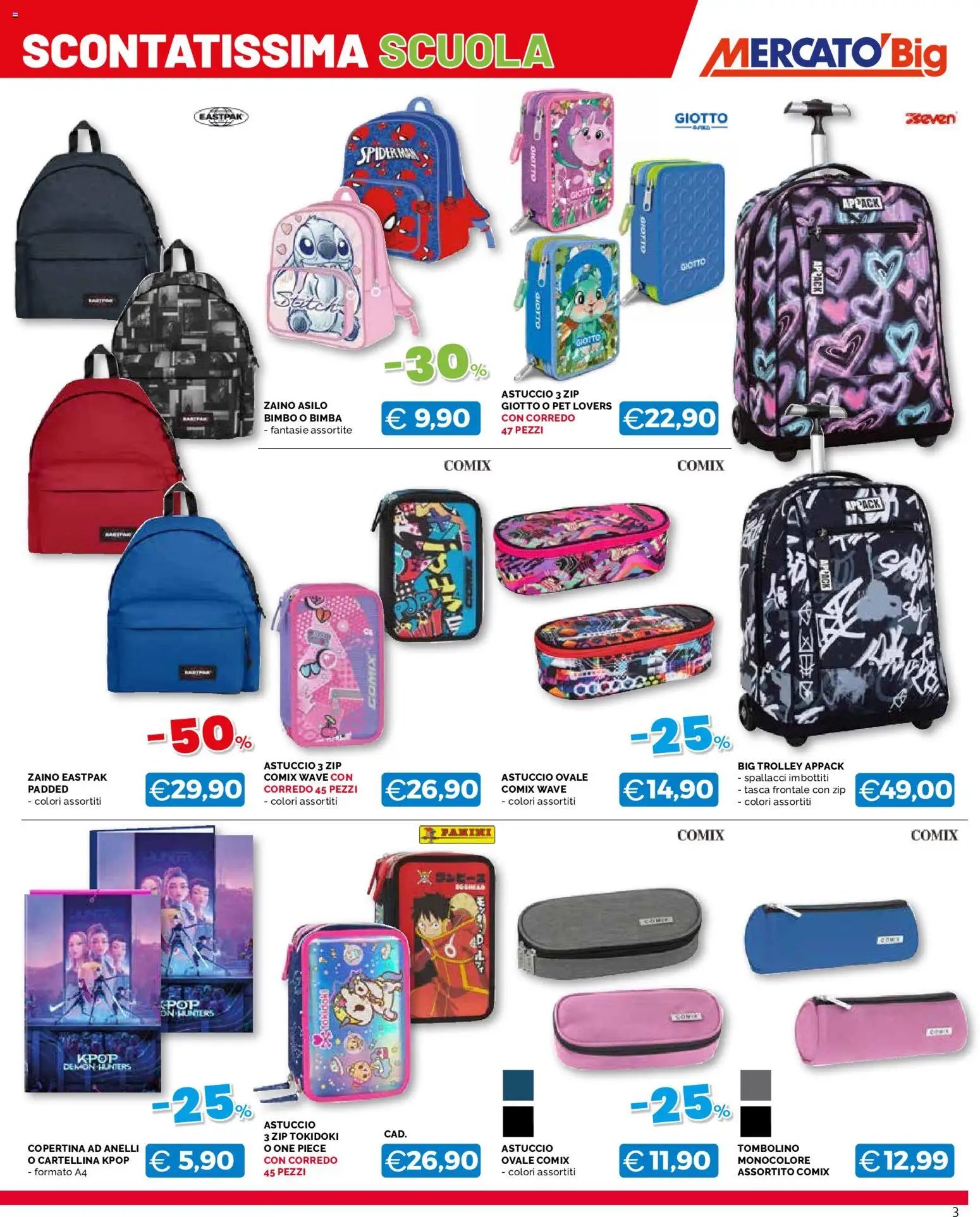 Mercatò volantino Big Scuola