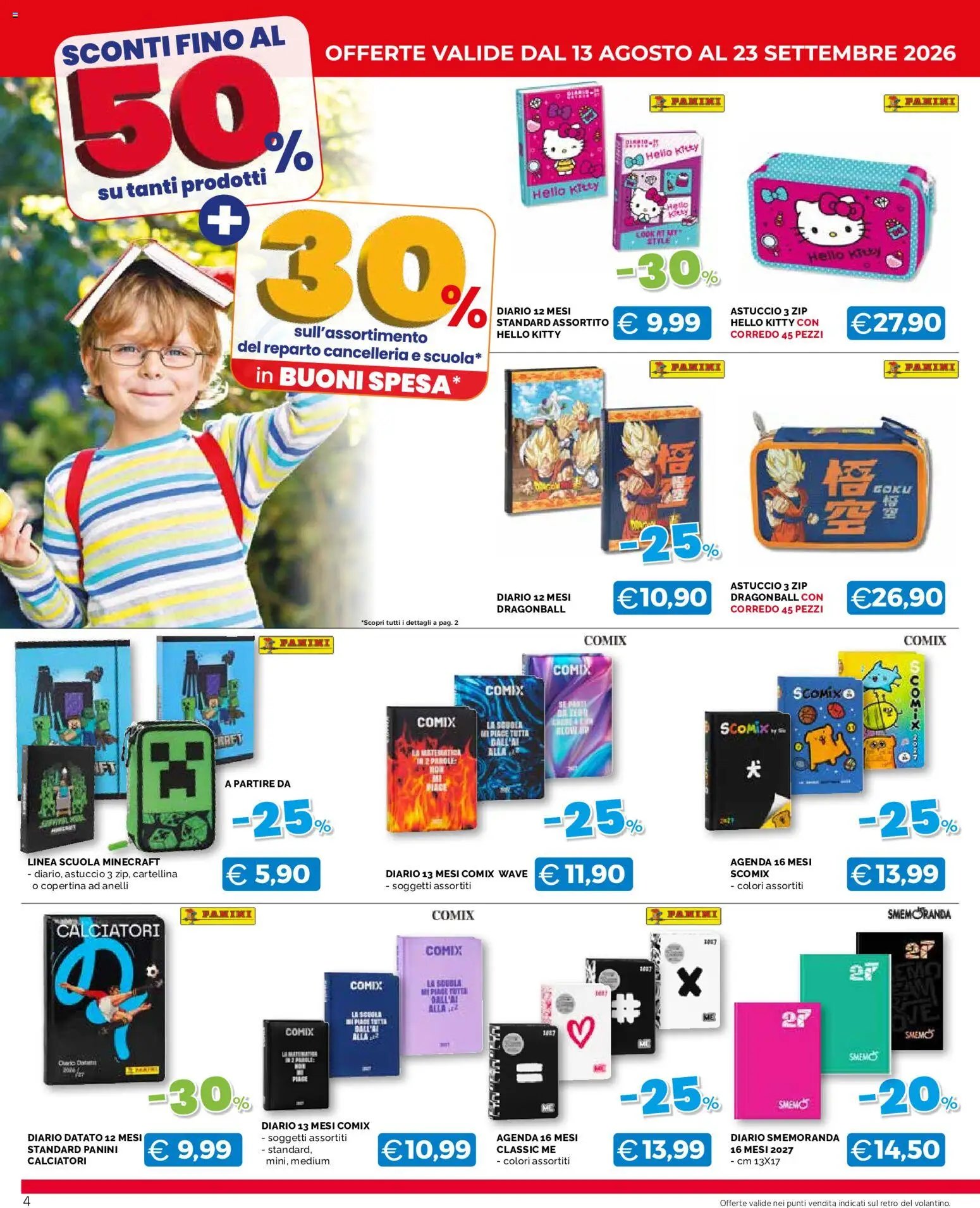 Mercatò volantino Big Scuola