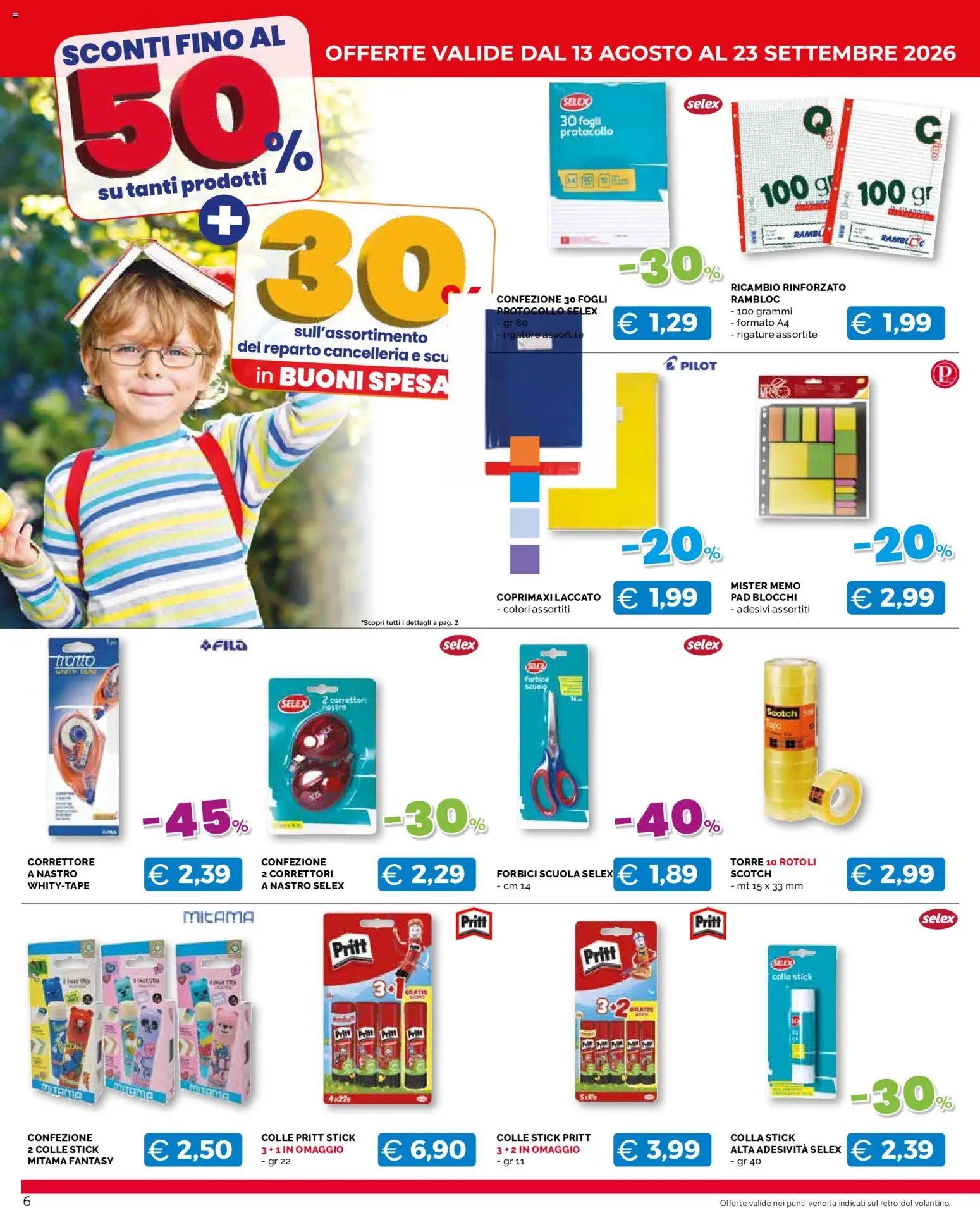 Mercatò volantino Big Scuola