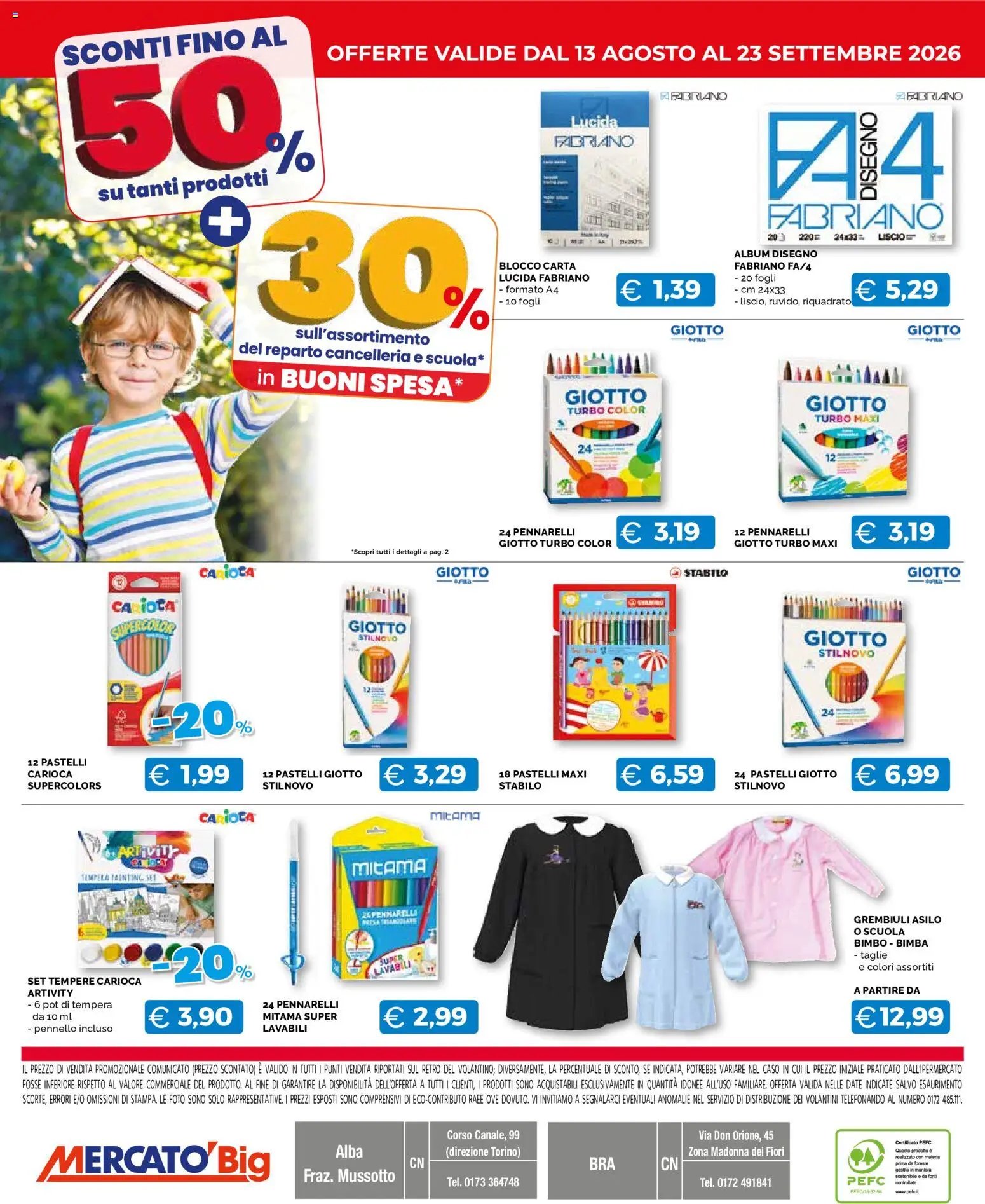 Mercatò volantino Big Scuola