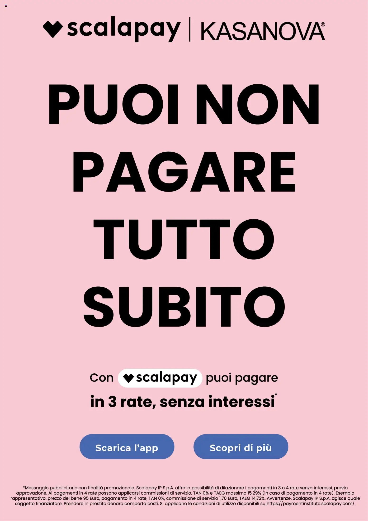 Kasanova volantino