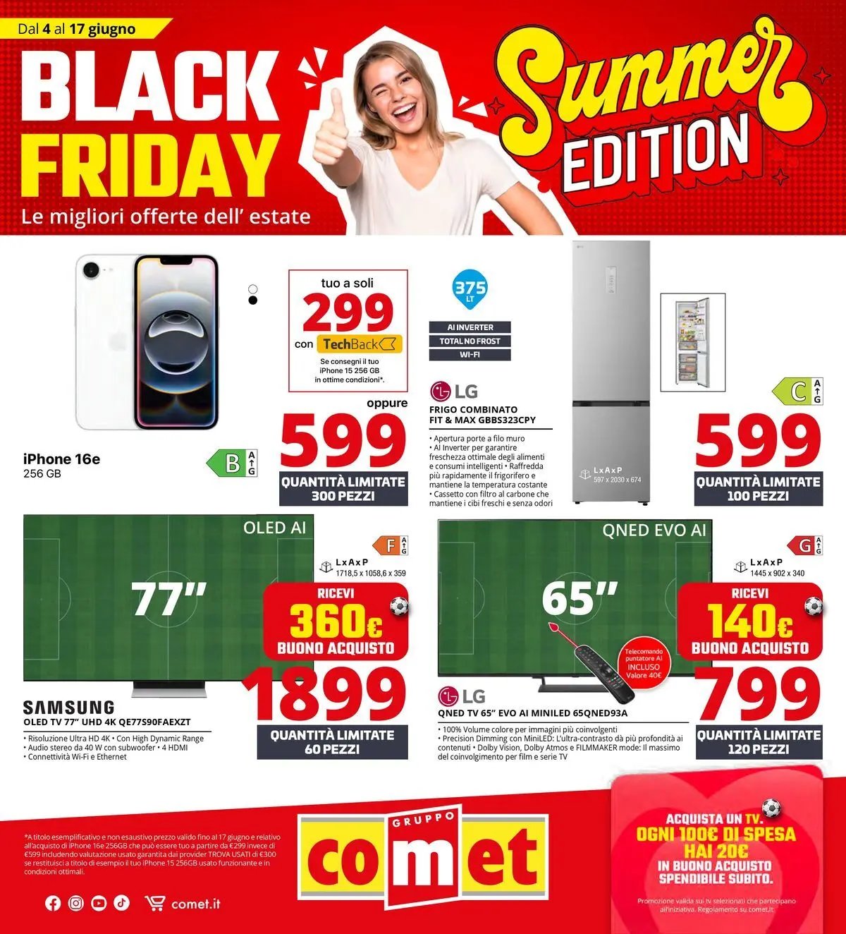 Comet - Summer Black Friday da Comet!
