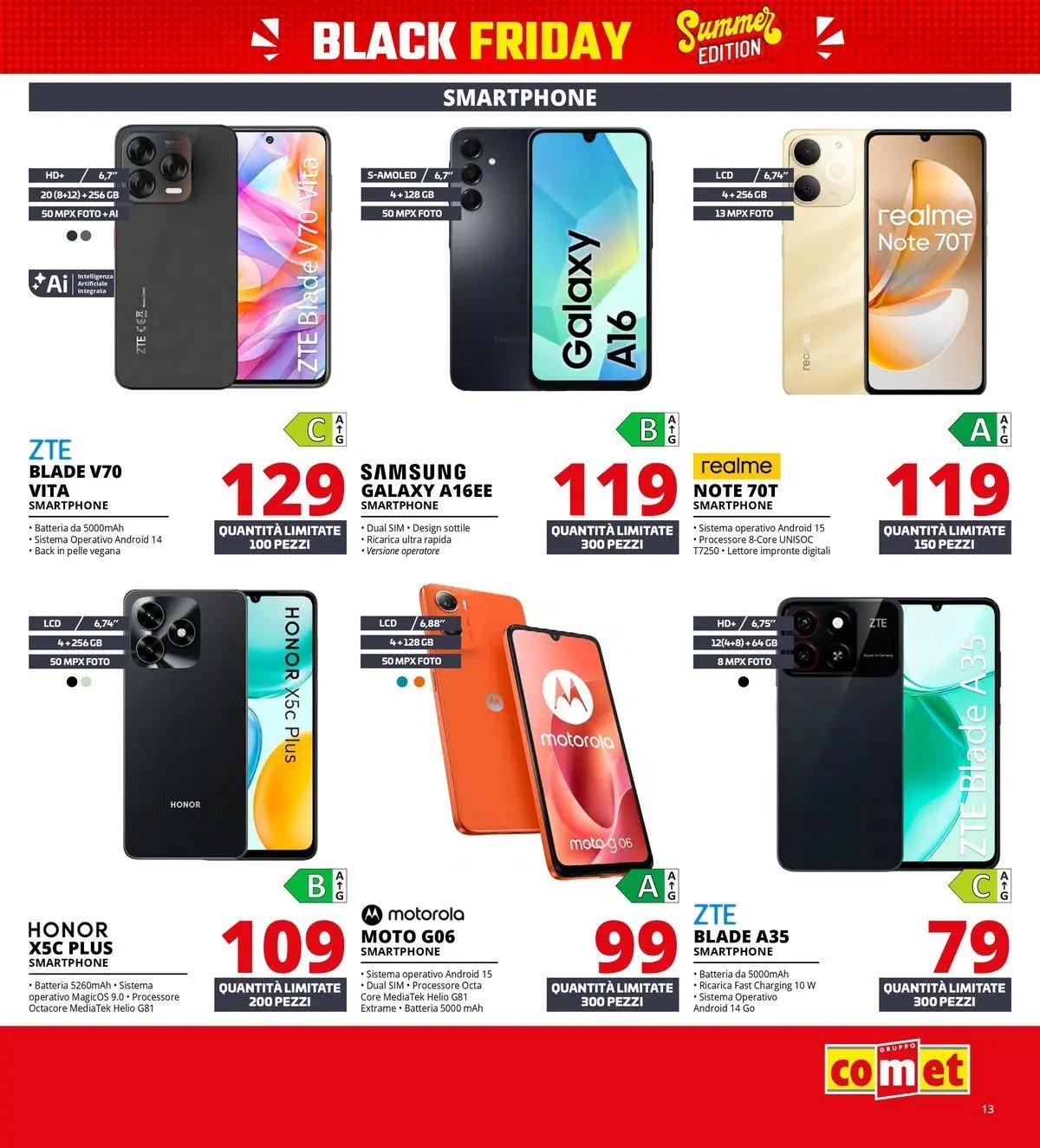Comet - Summer Black Friday da Comet!