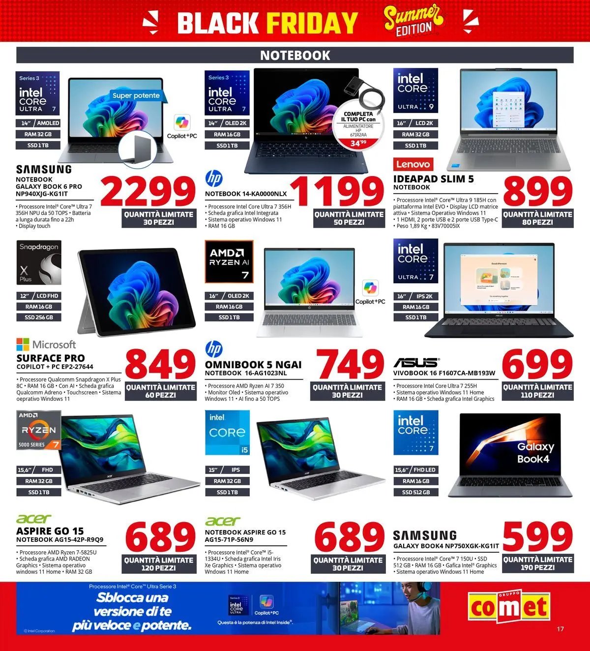 Comet - Summer Black Friday da Comet!