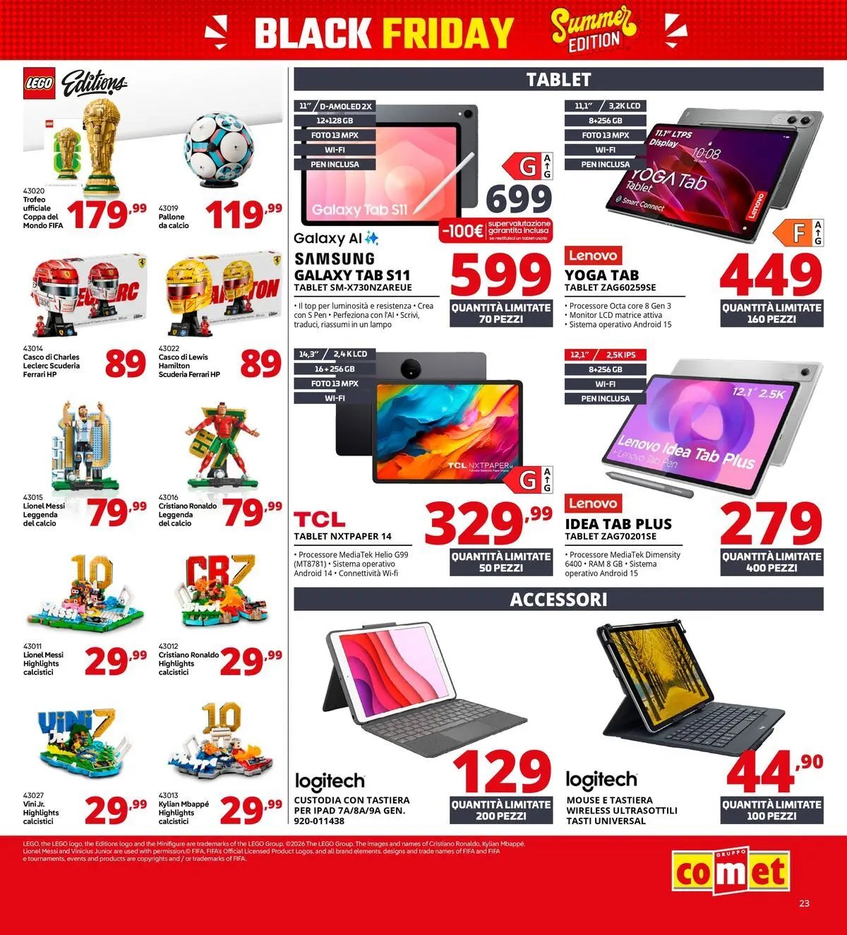 Comet - Summer Black Friday da Comet!