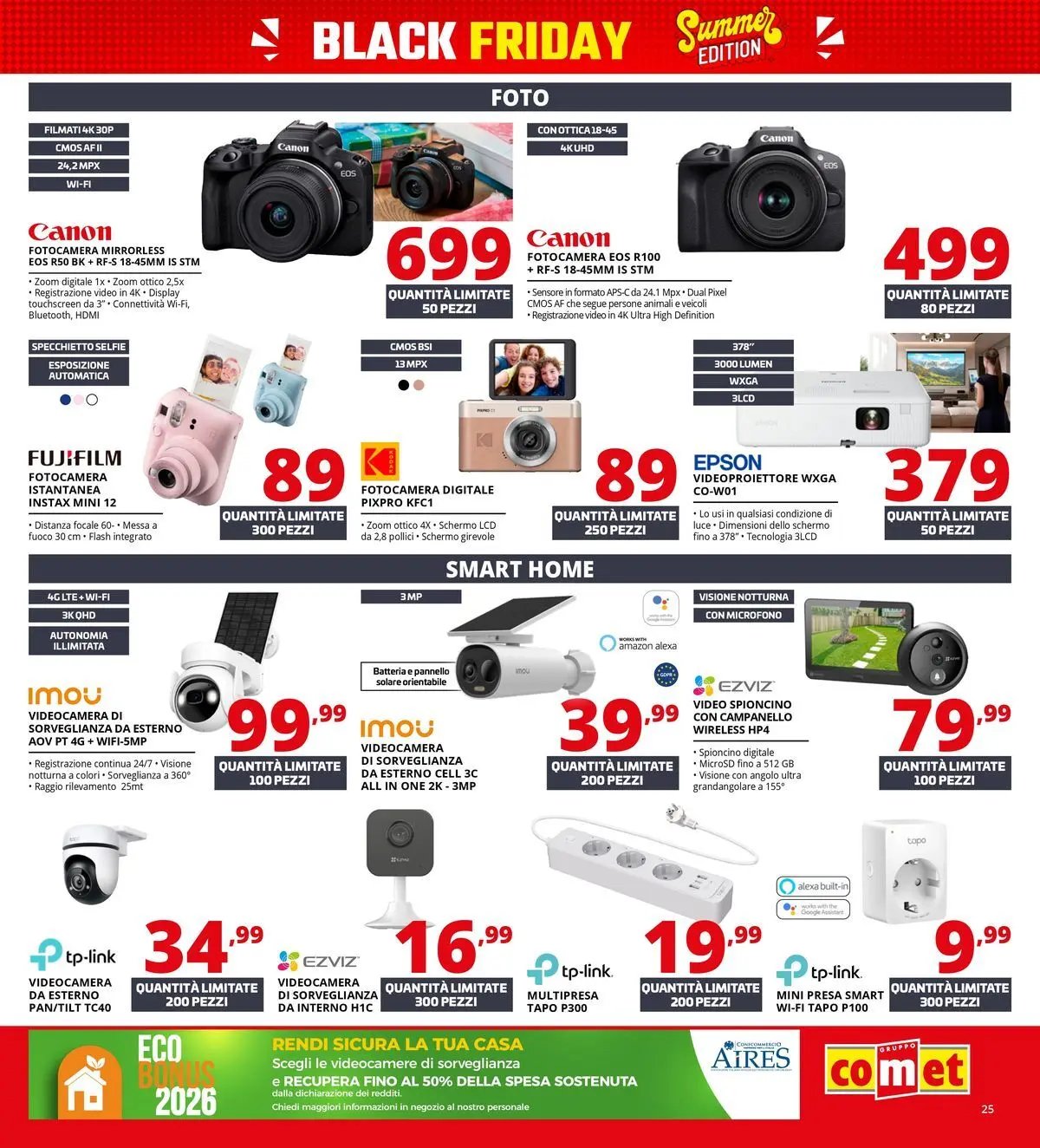 Comet - Summer Black Friday da Comet!