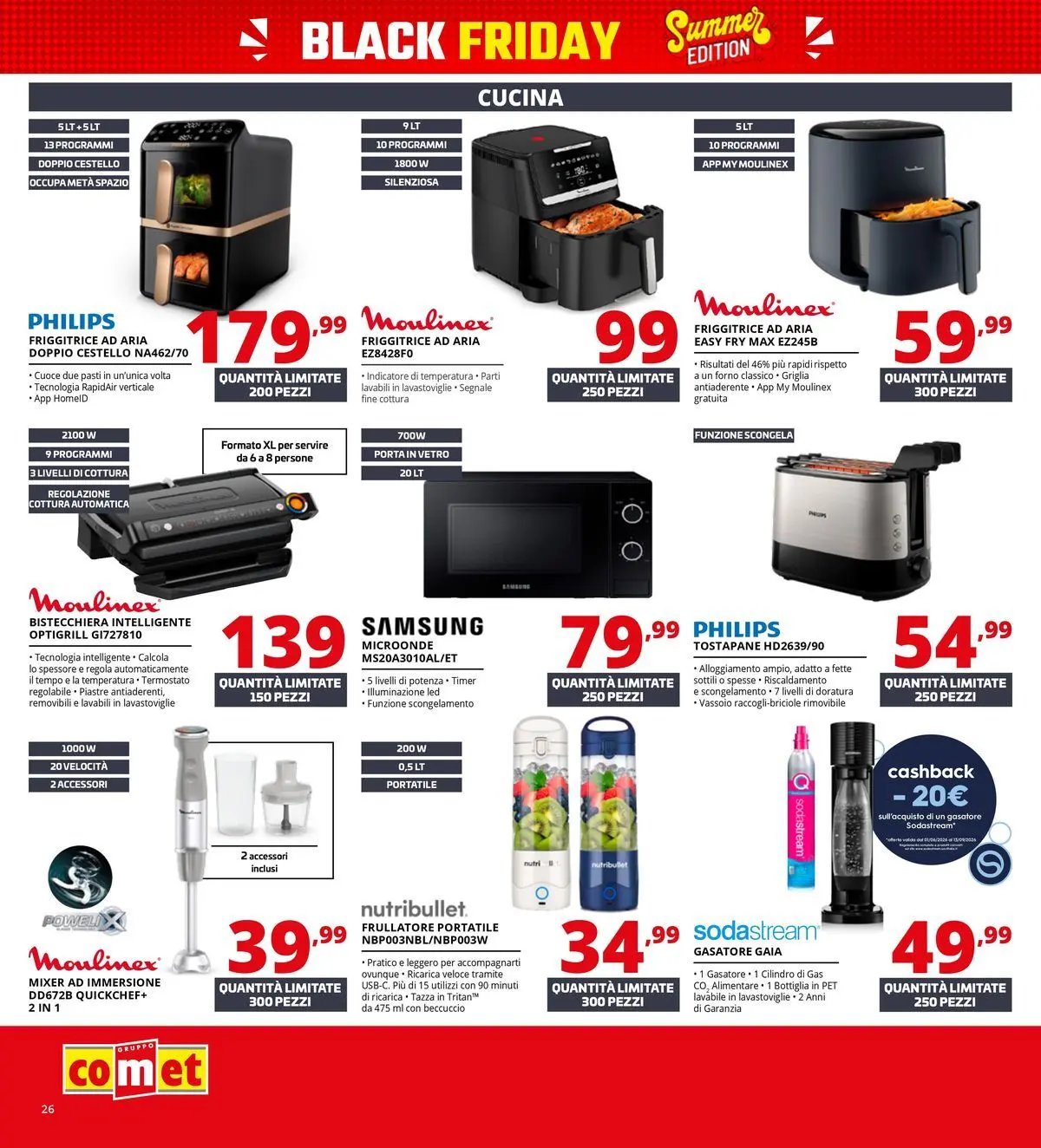 Comet - Summer Black Friday da Comet!