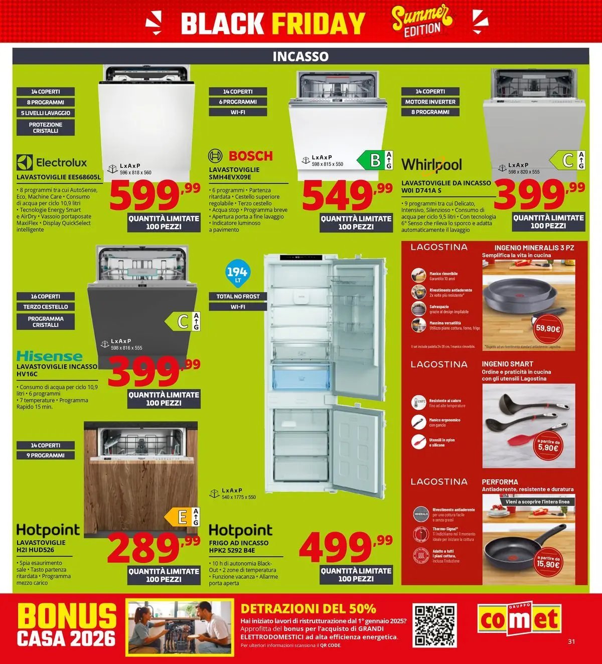 Comet - Summer Black Friday da Comet!