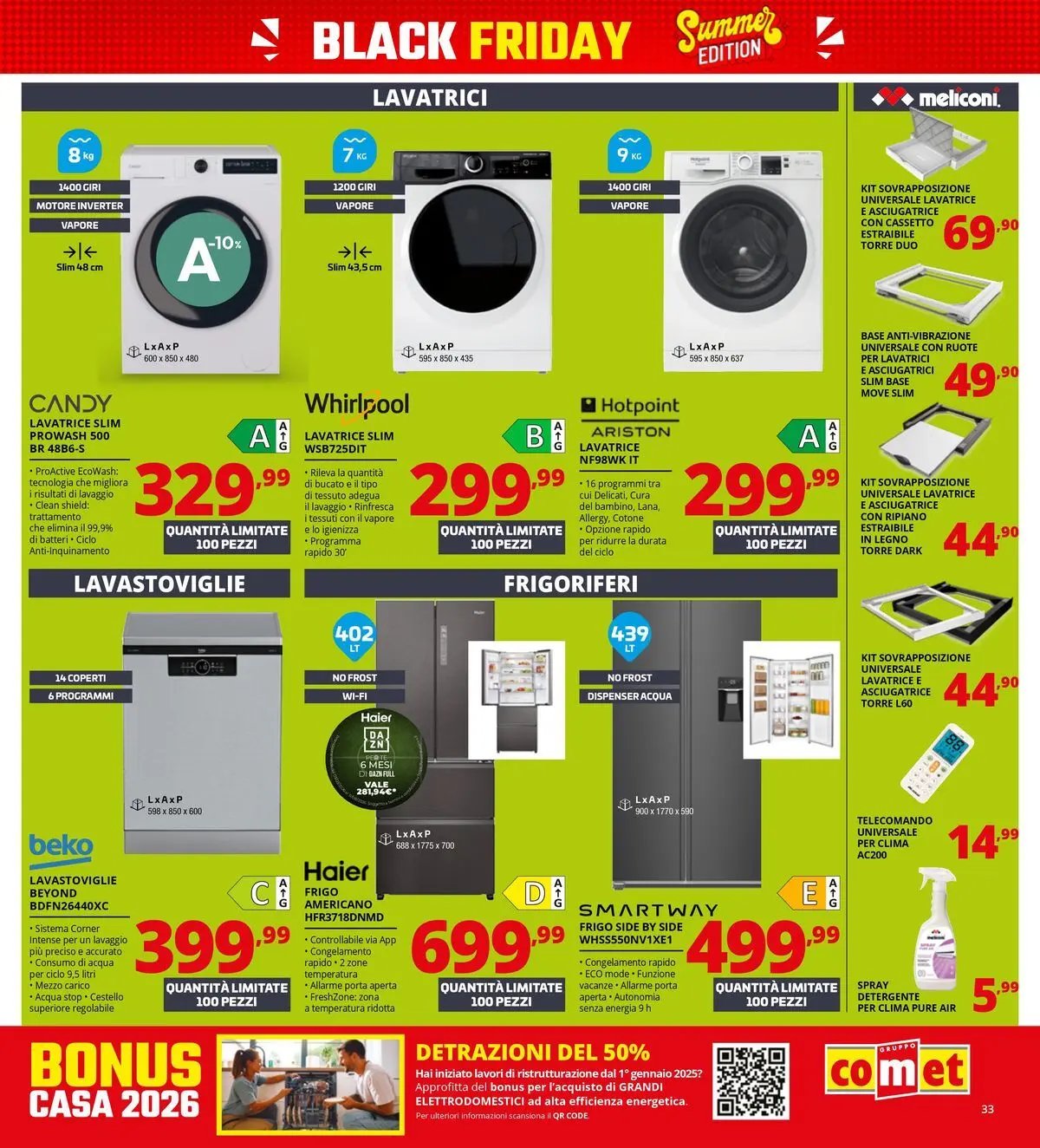 Comet - Summer Black Friday da Comet!