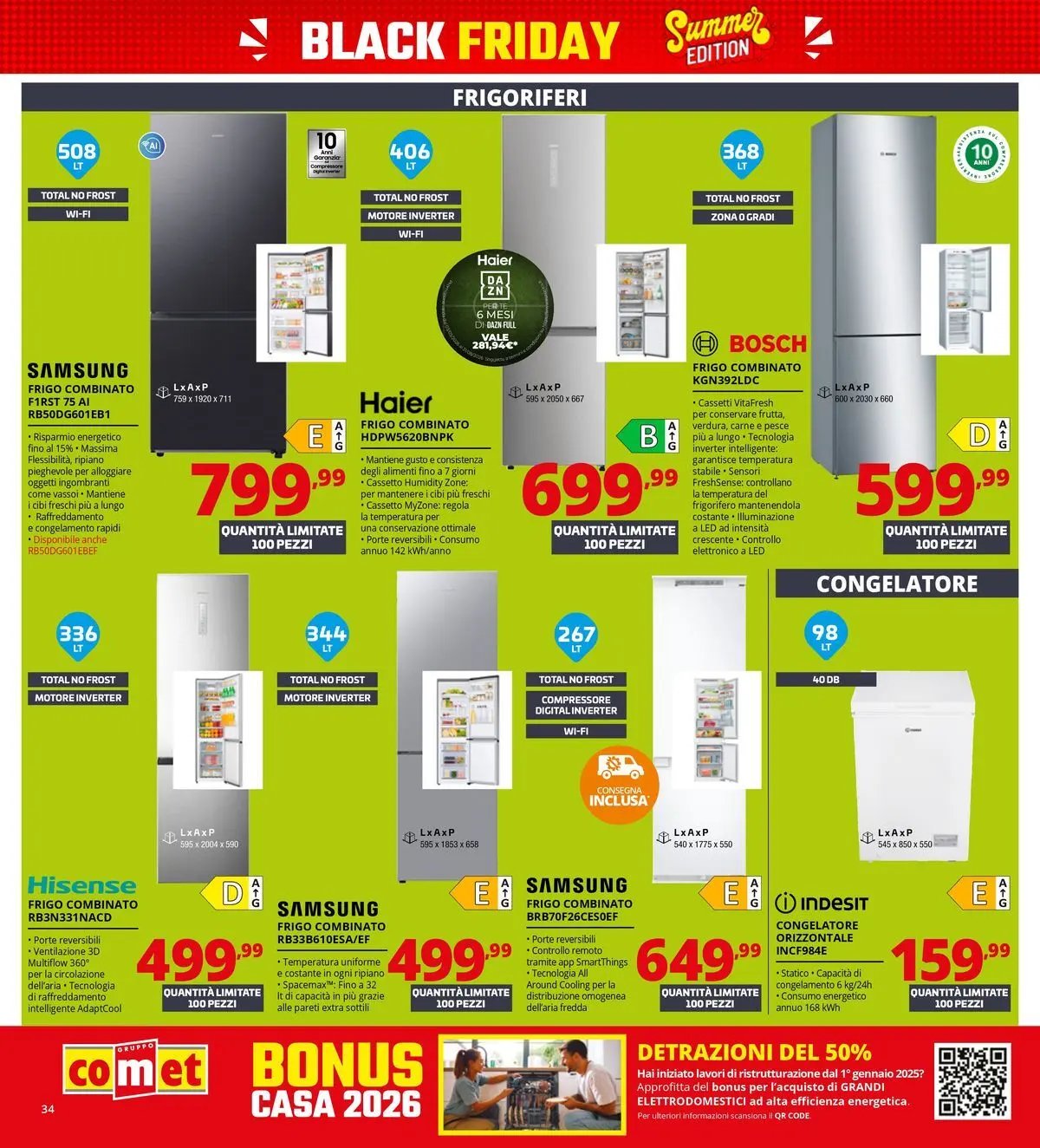 Comet - Summer Black Friday da Comet!