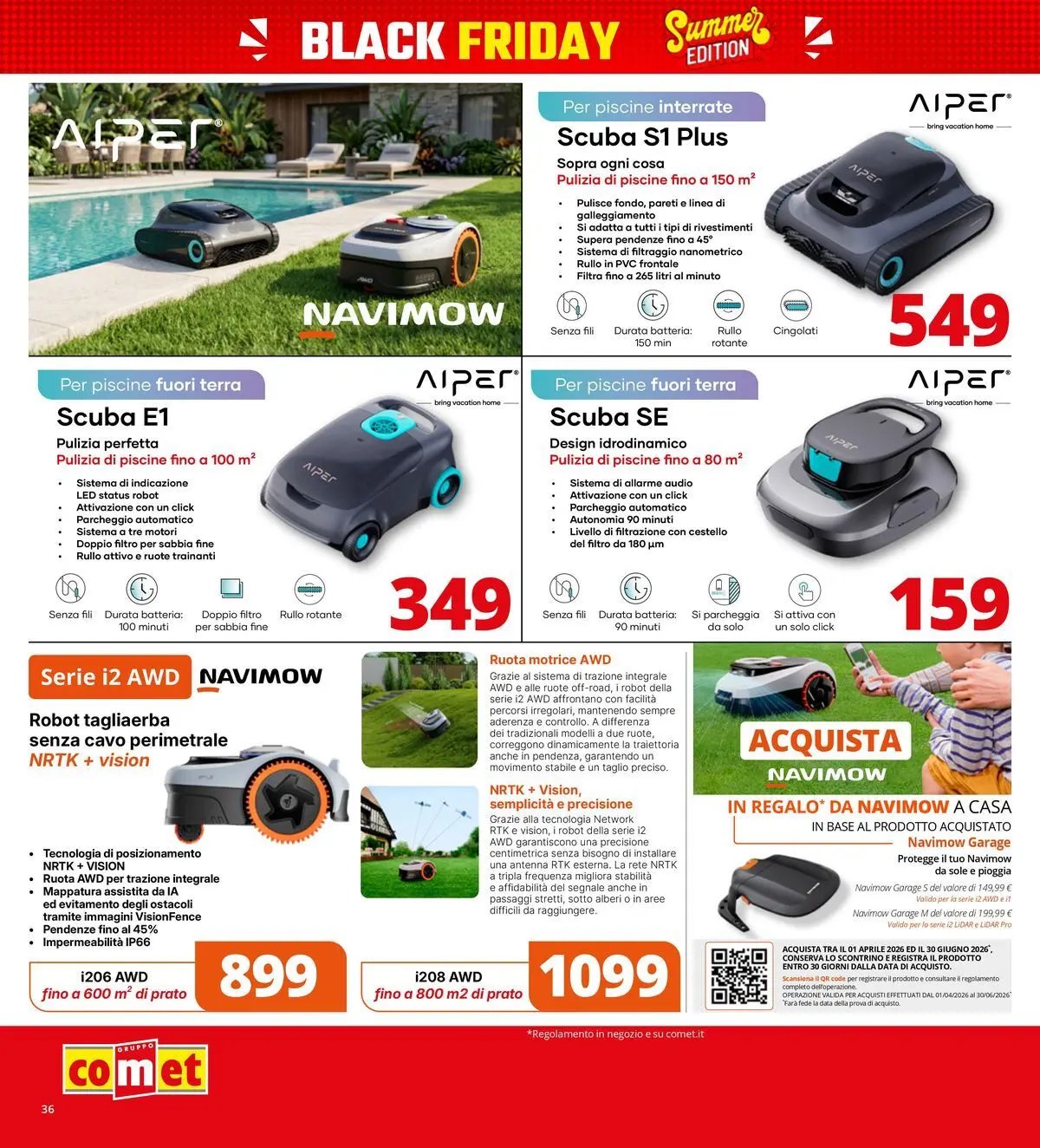 Comet - Summer Black Friday da Comet!