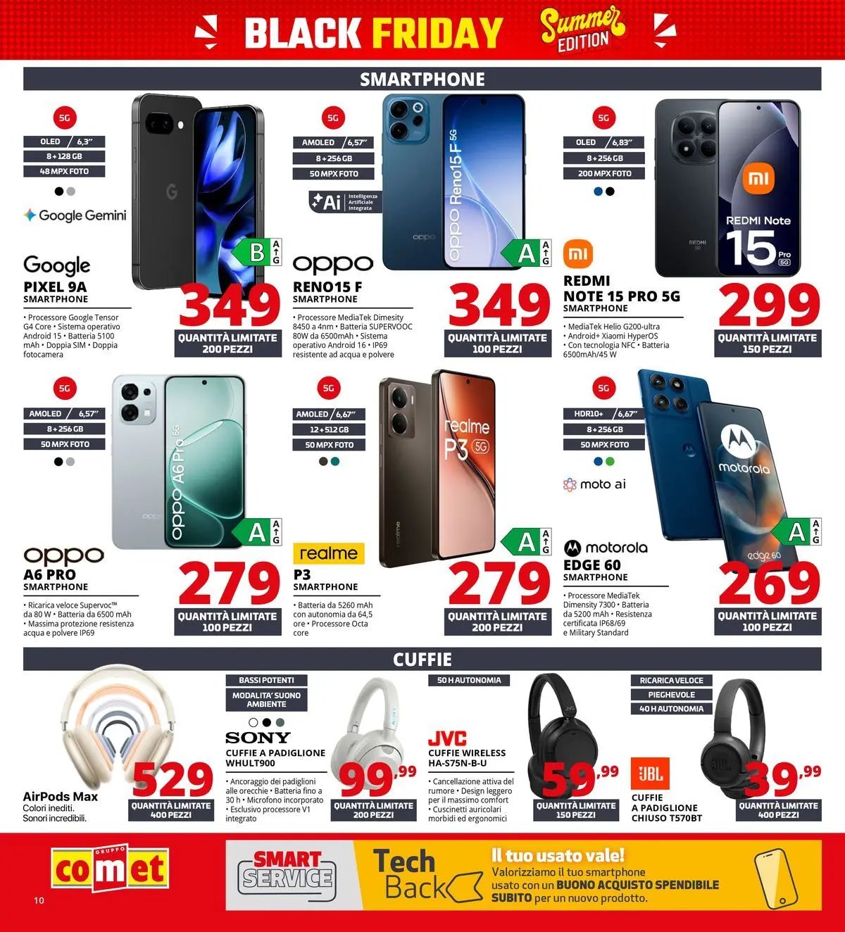 Comet - Summer Black Friday da Comet!