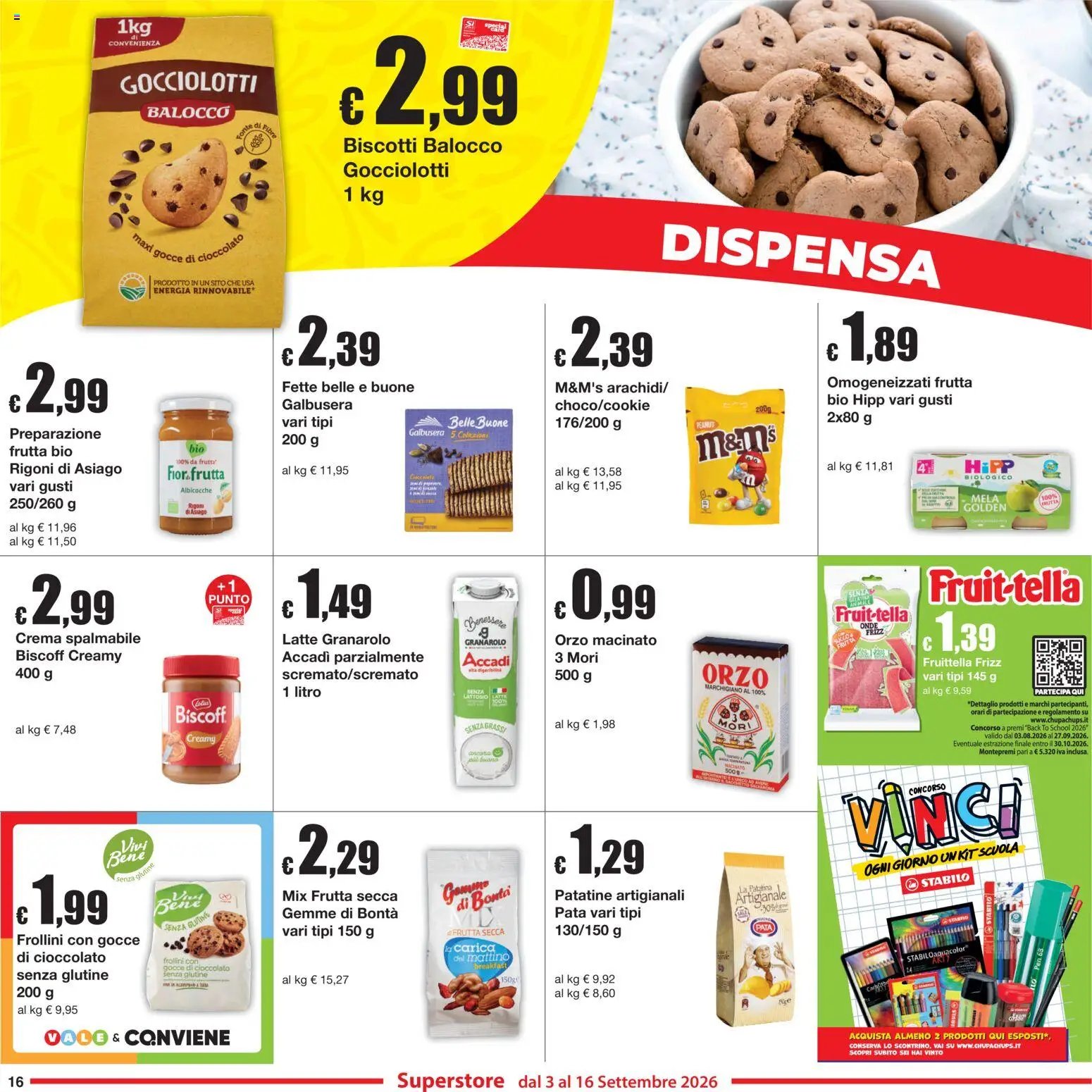 Sì con Te volantino Superstore