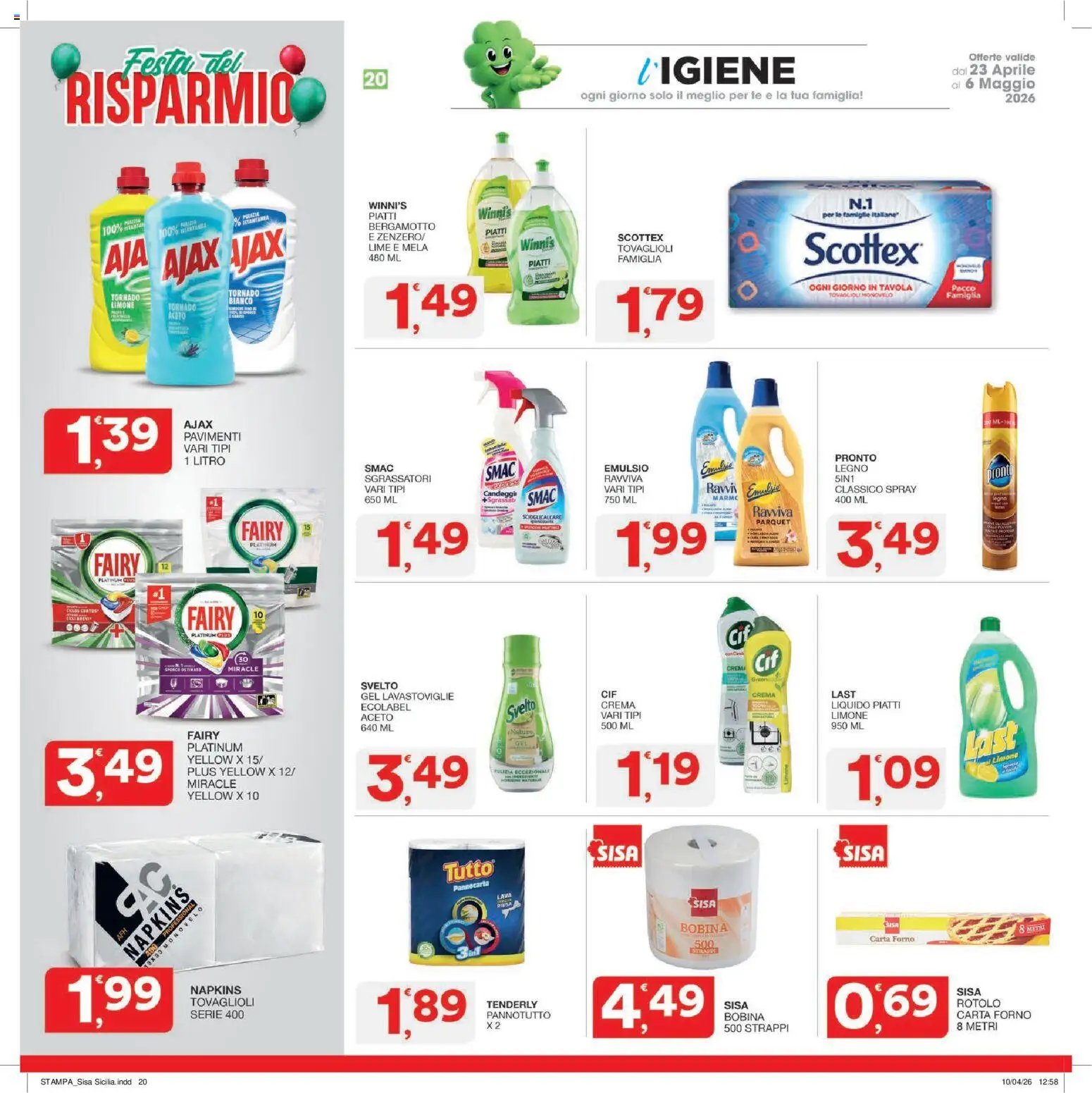 SISA volantino (2026-04-23 - 2026-05-06)