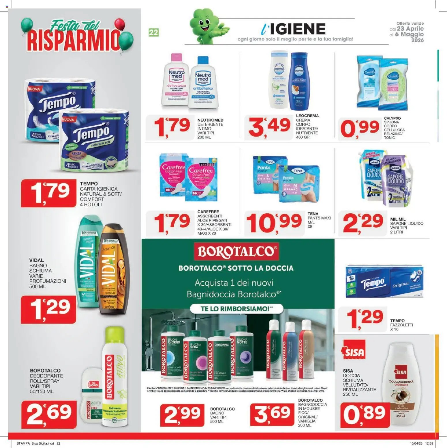 SISA volantino (2026-04-23 - 2026-05-06)