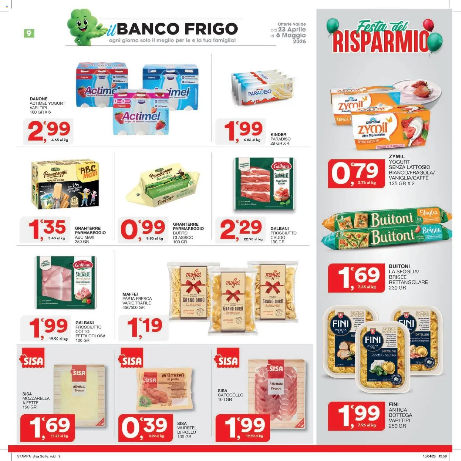 SISA volantino (2026-04-23 - 2026-05-06)