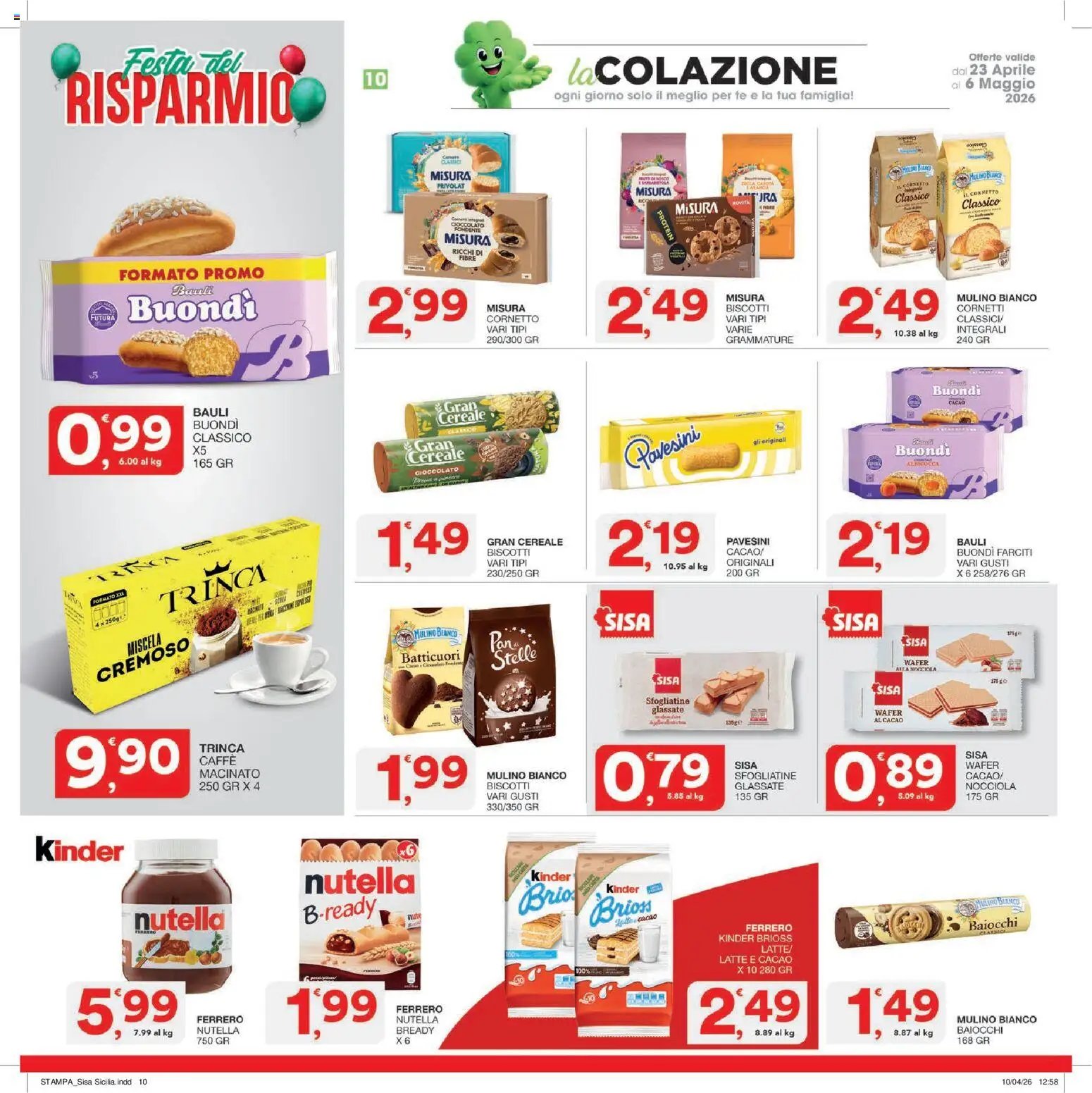 SISA volantino (2026-04-23 - 2026-05-06)