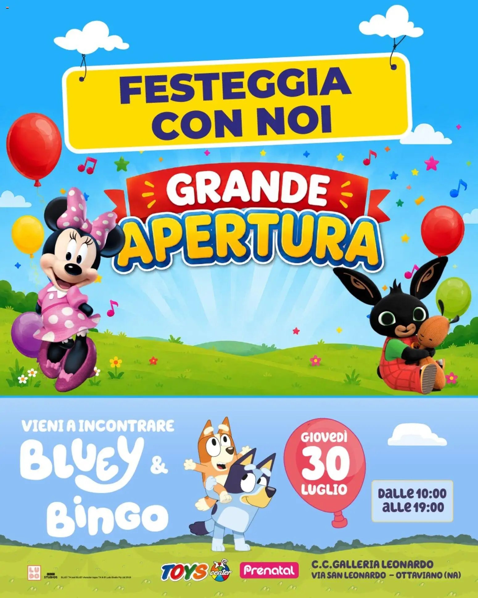 Toys Center volantino Apertura Ottaviano