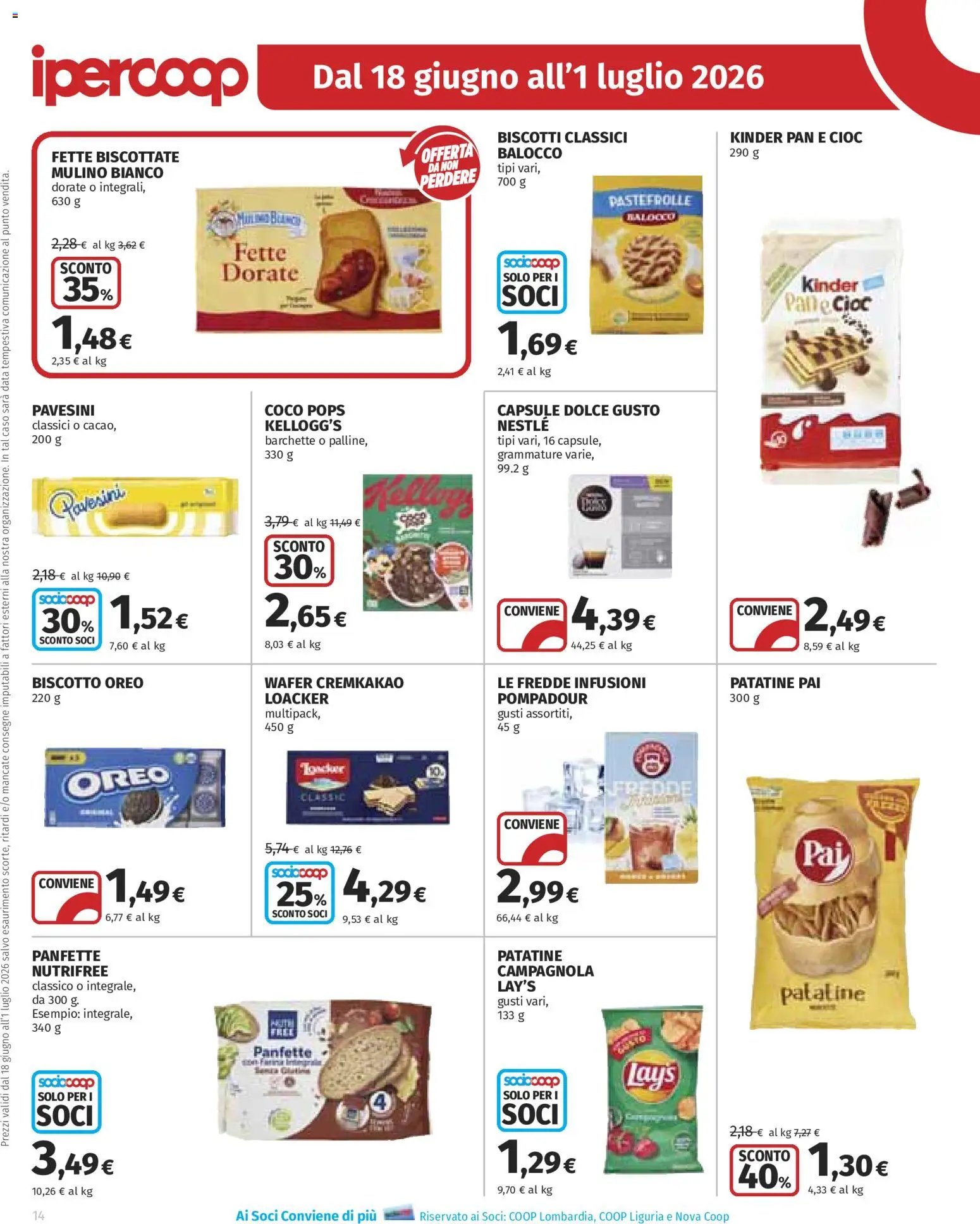 Ipercoop volantino Milano Bonola
