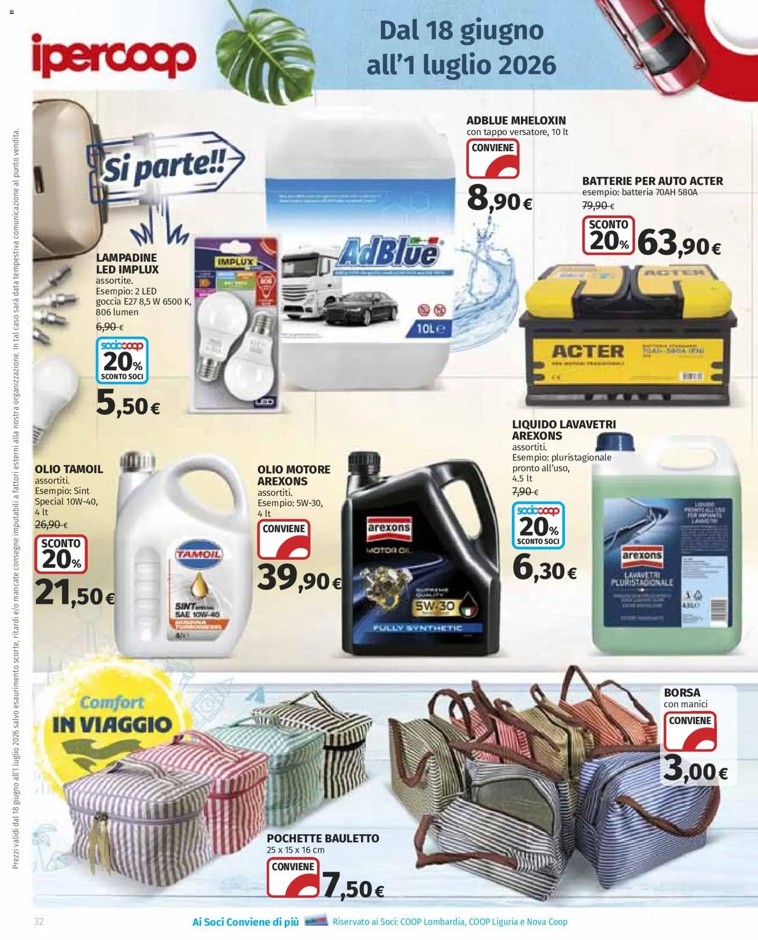 Ipercoop volantino Milano Bonola