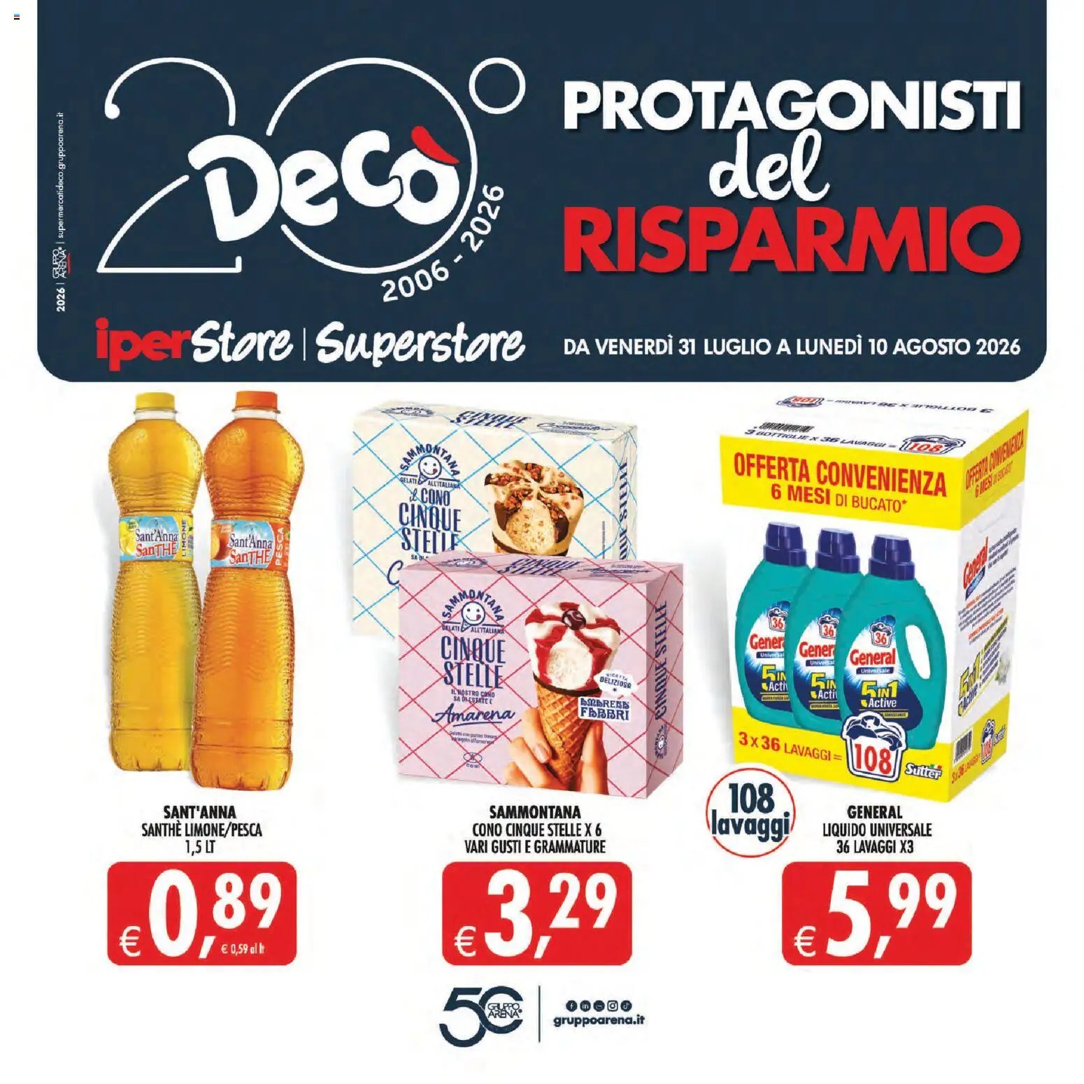 Decò volantino iperStore, Superstore Sicilia