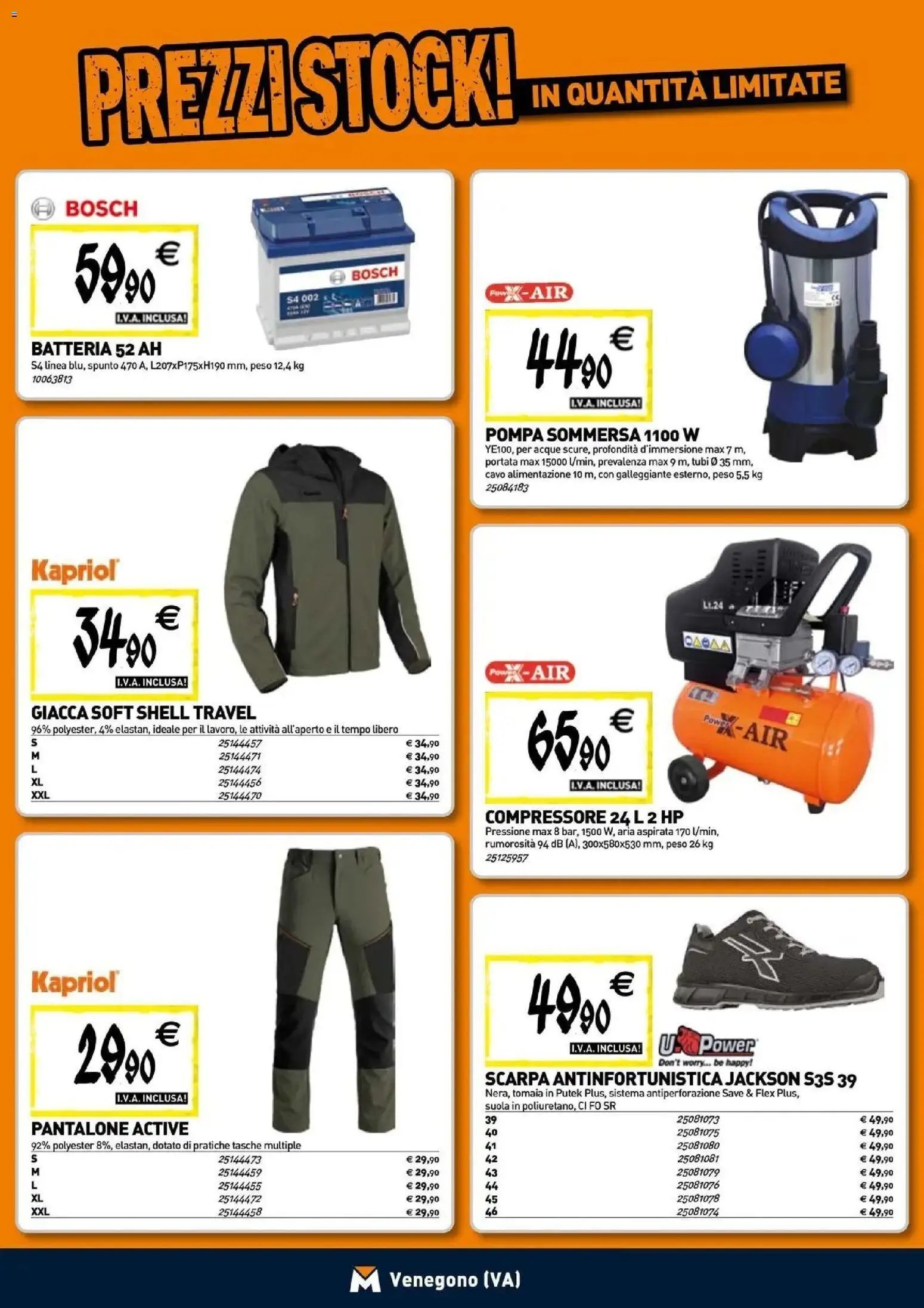 TECNOMAT - Straordinari prezzi stock!