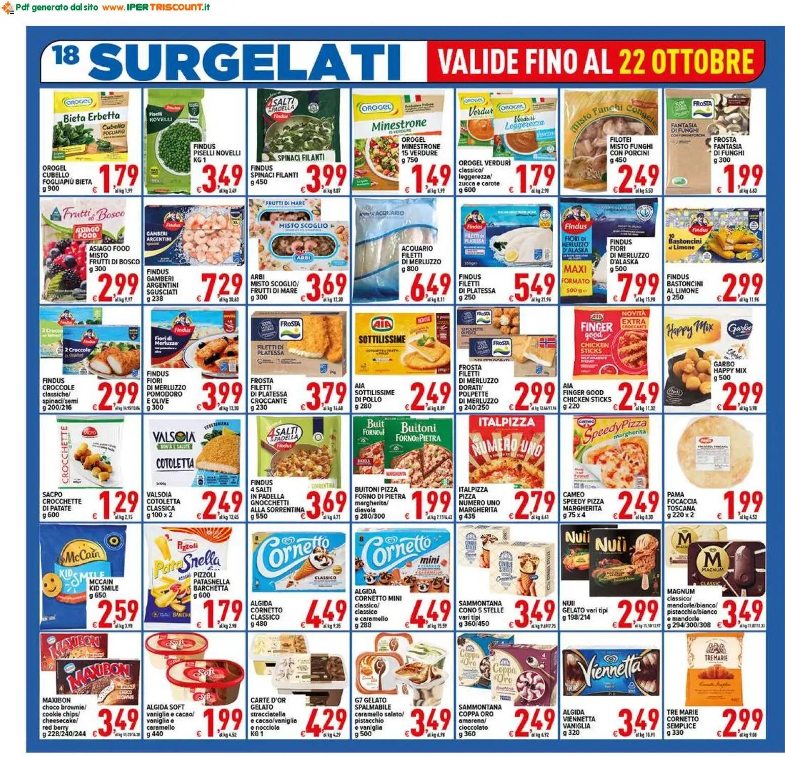 Ipertriscount volantino Ariccia
