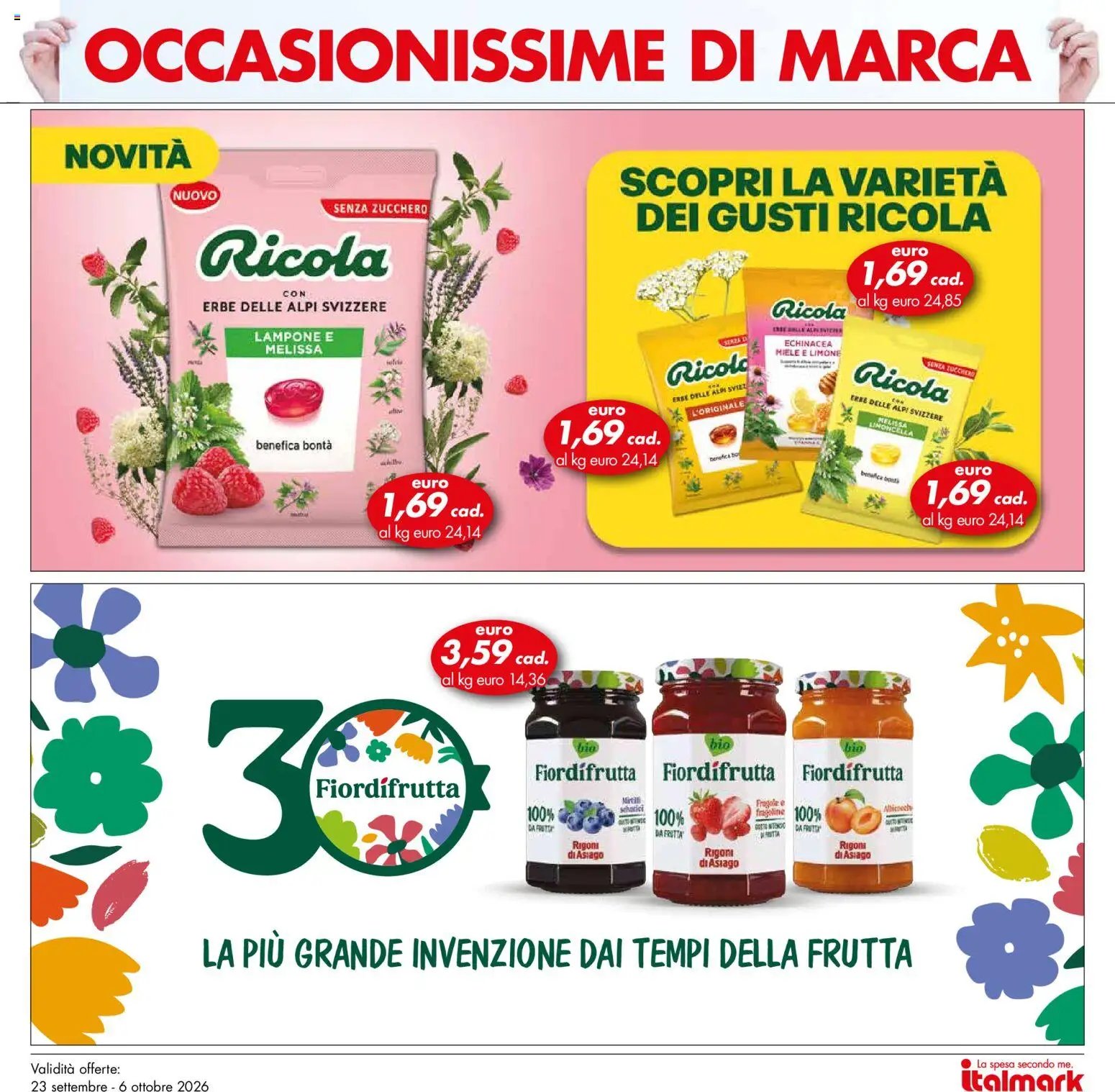 Italmark volantino Occasionissime di Marca