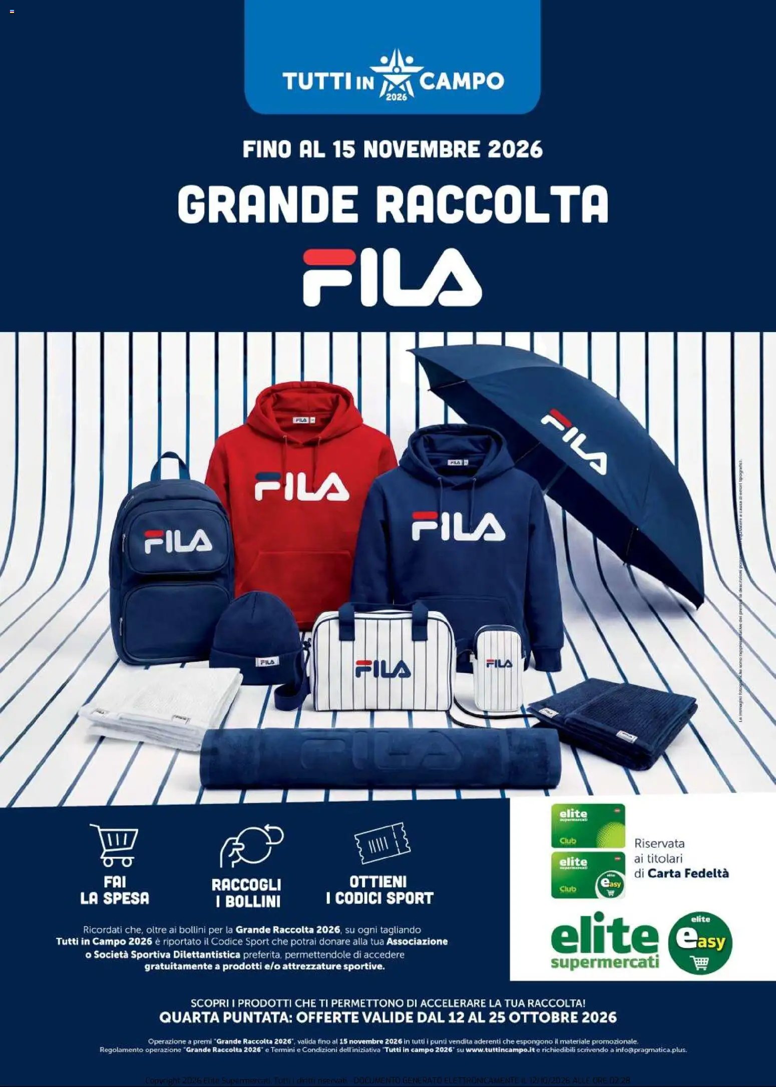 Elite Supermercati volantino Tutti in Campo 4